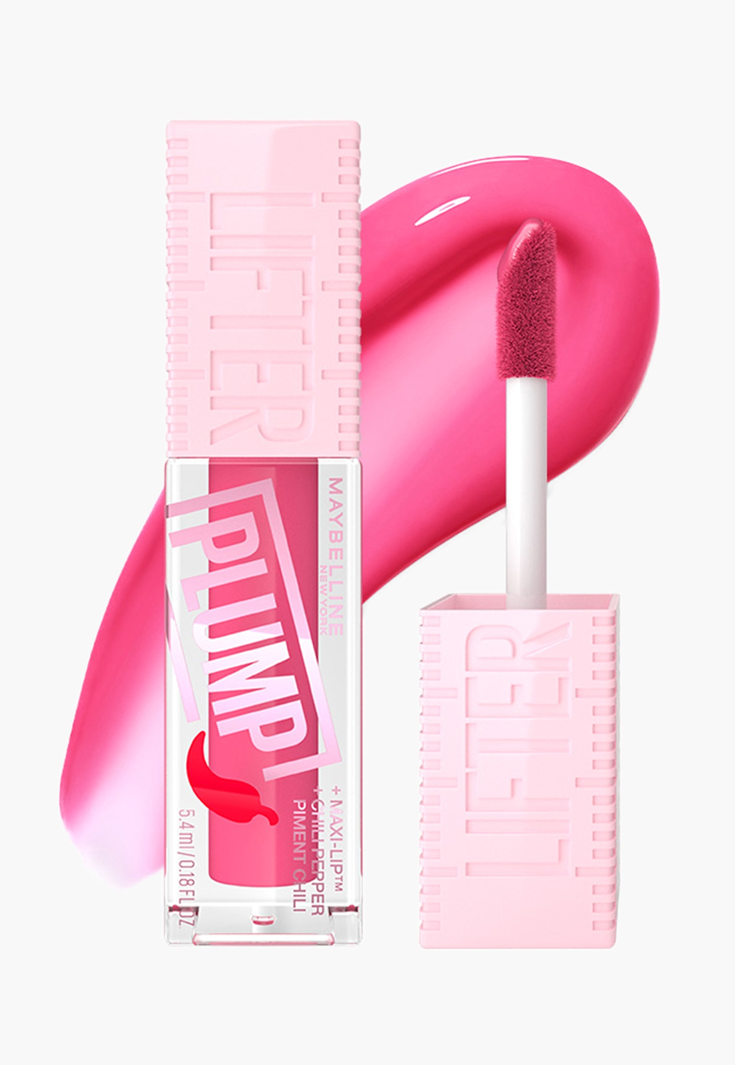 MAYBELLINE NEW YORK Lifter Plump Lip Gloss - Pink Sting - 5.4ml-picture-20