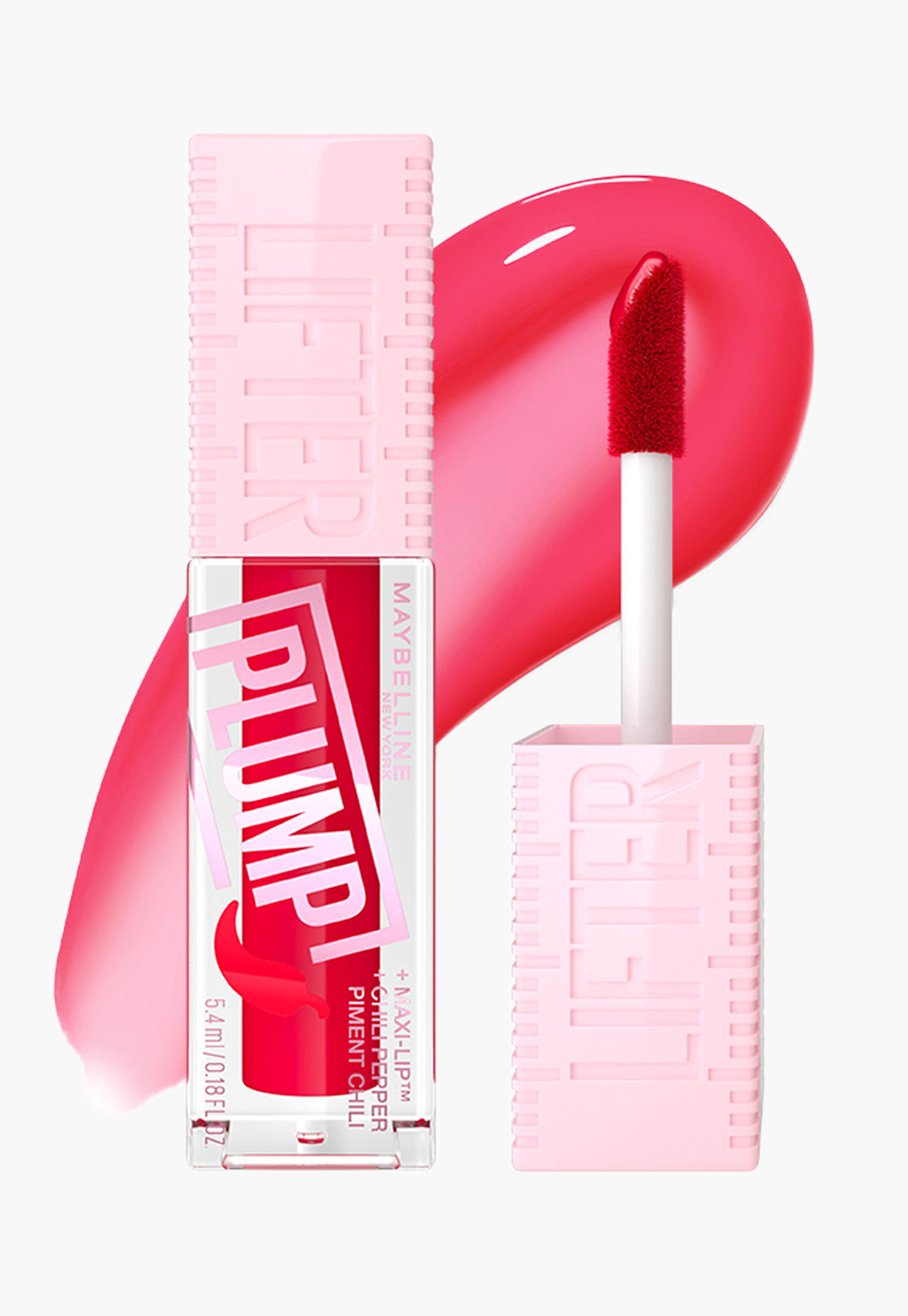 MAYBELLINE NEW YORK Lifter Plump Lip Gloss - Red Flag - 5.4ml-image-27