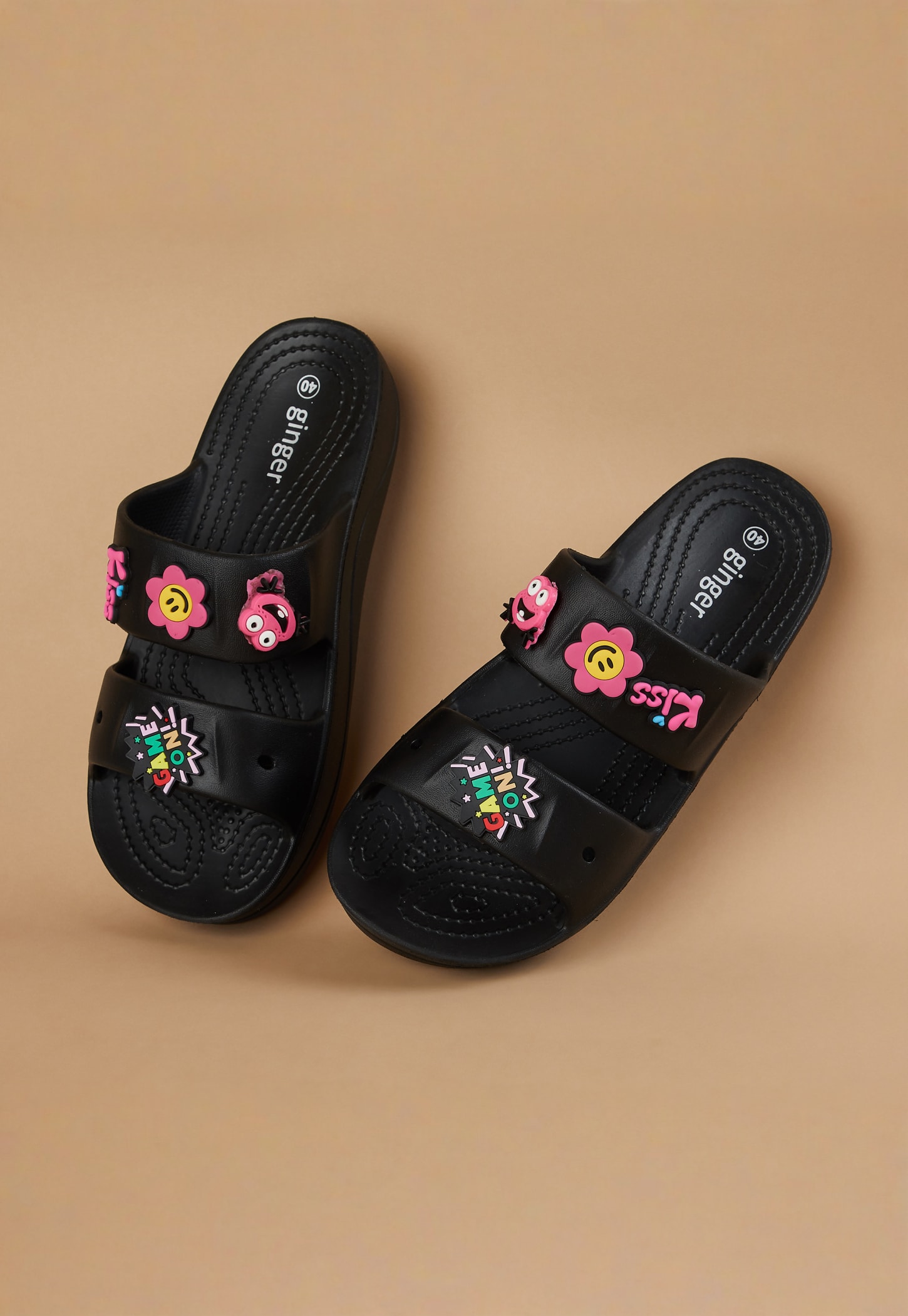 GINGER Charm Appliqued Sandals-picture-19