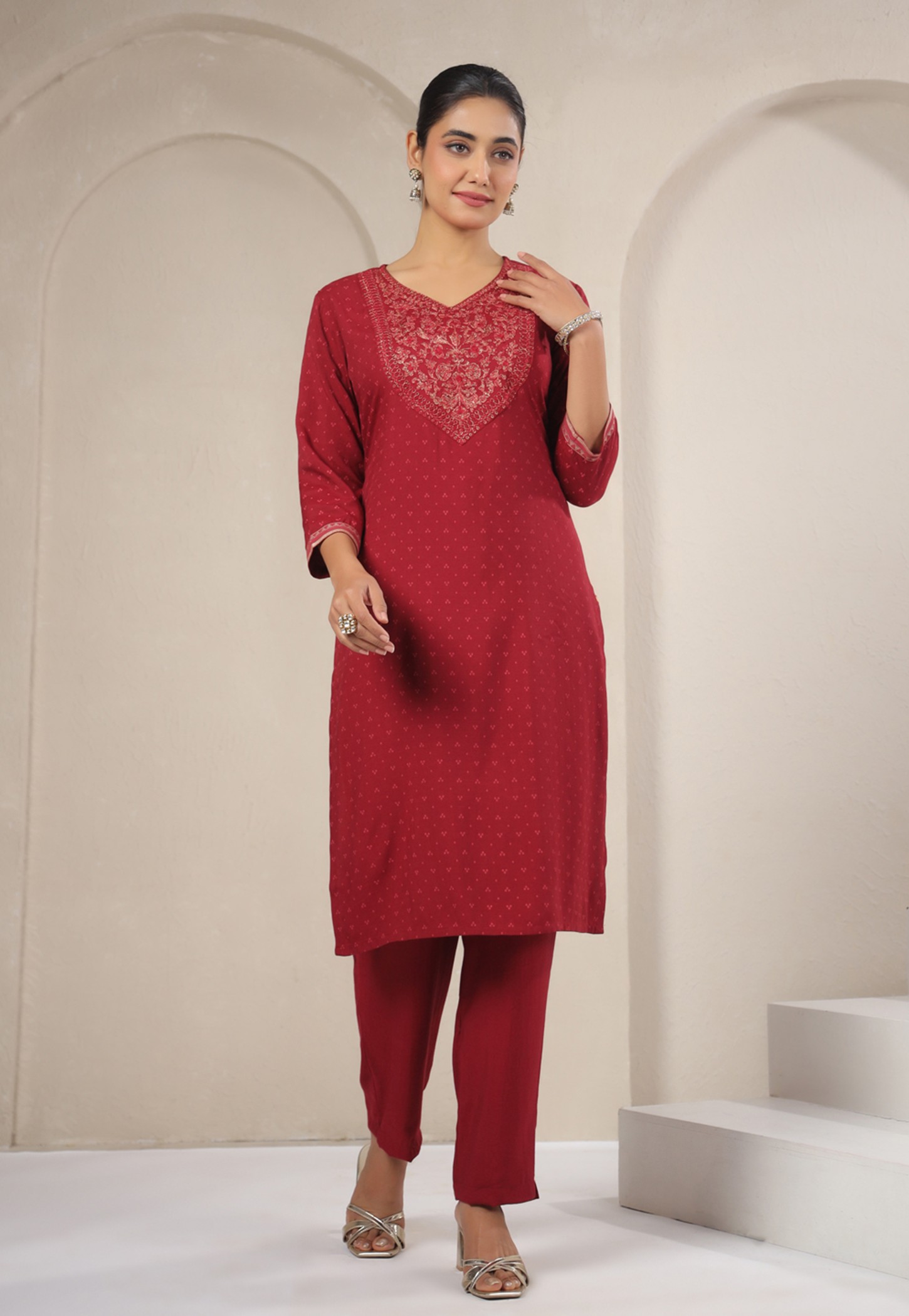SPAN Printed Straight Kurta-picture-40