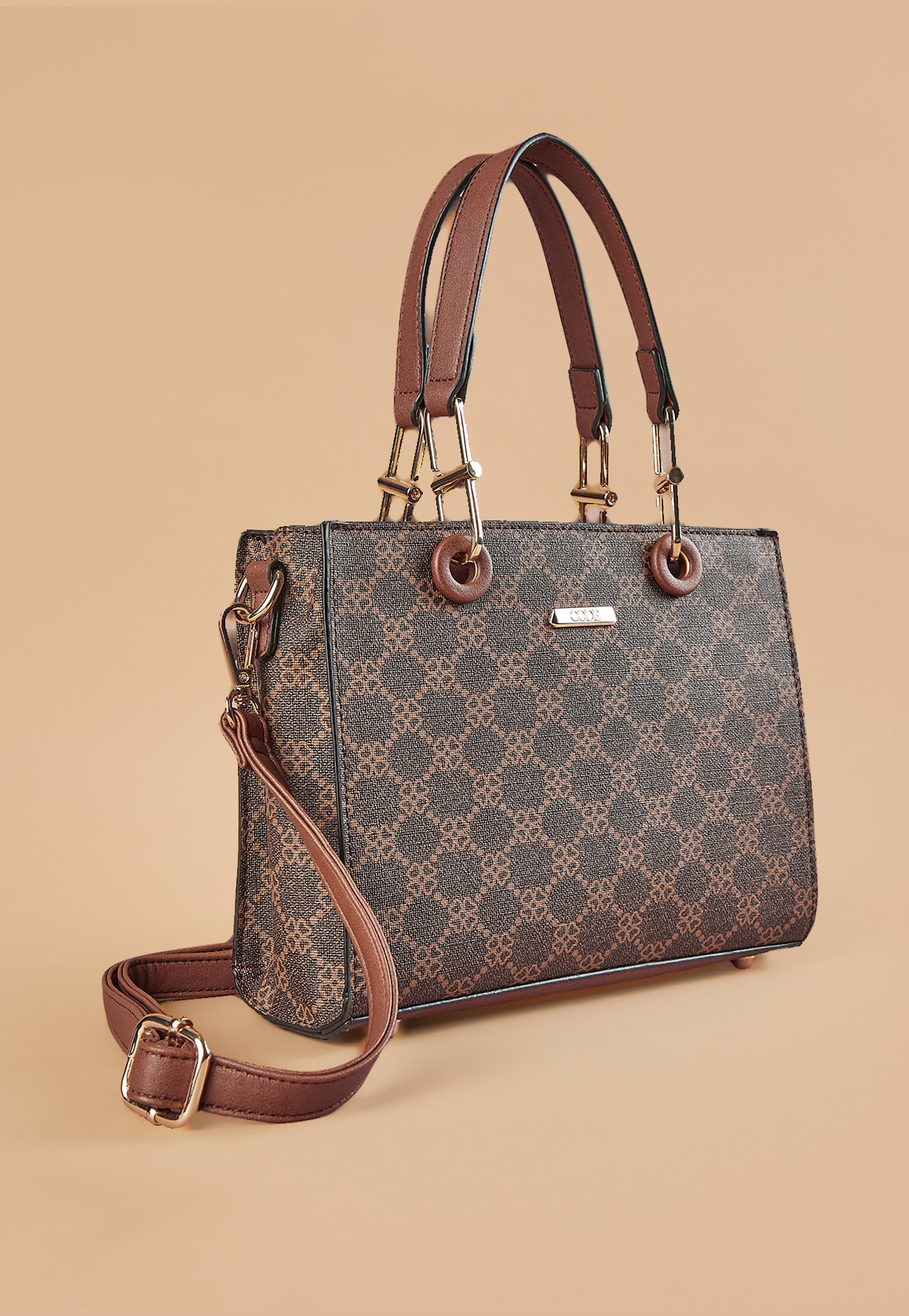 CODE Printed Handheld Bag-picture-25