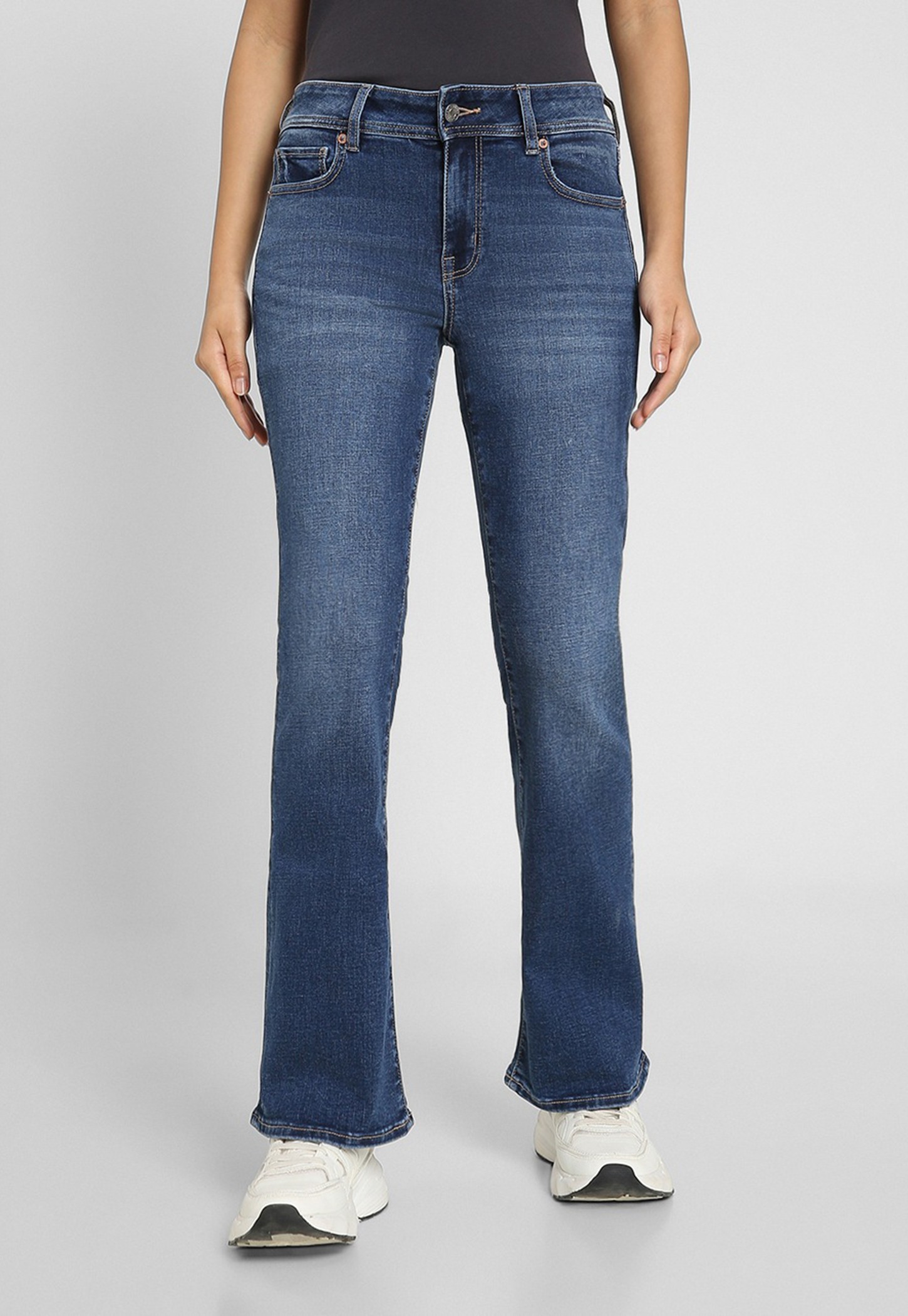 AMERICAN EAGLE Washed Bootcut Jeans-picture-25