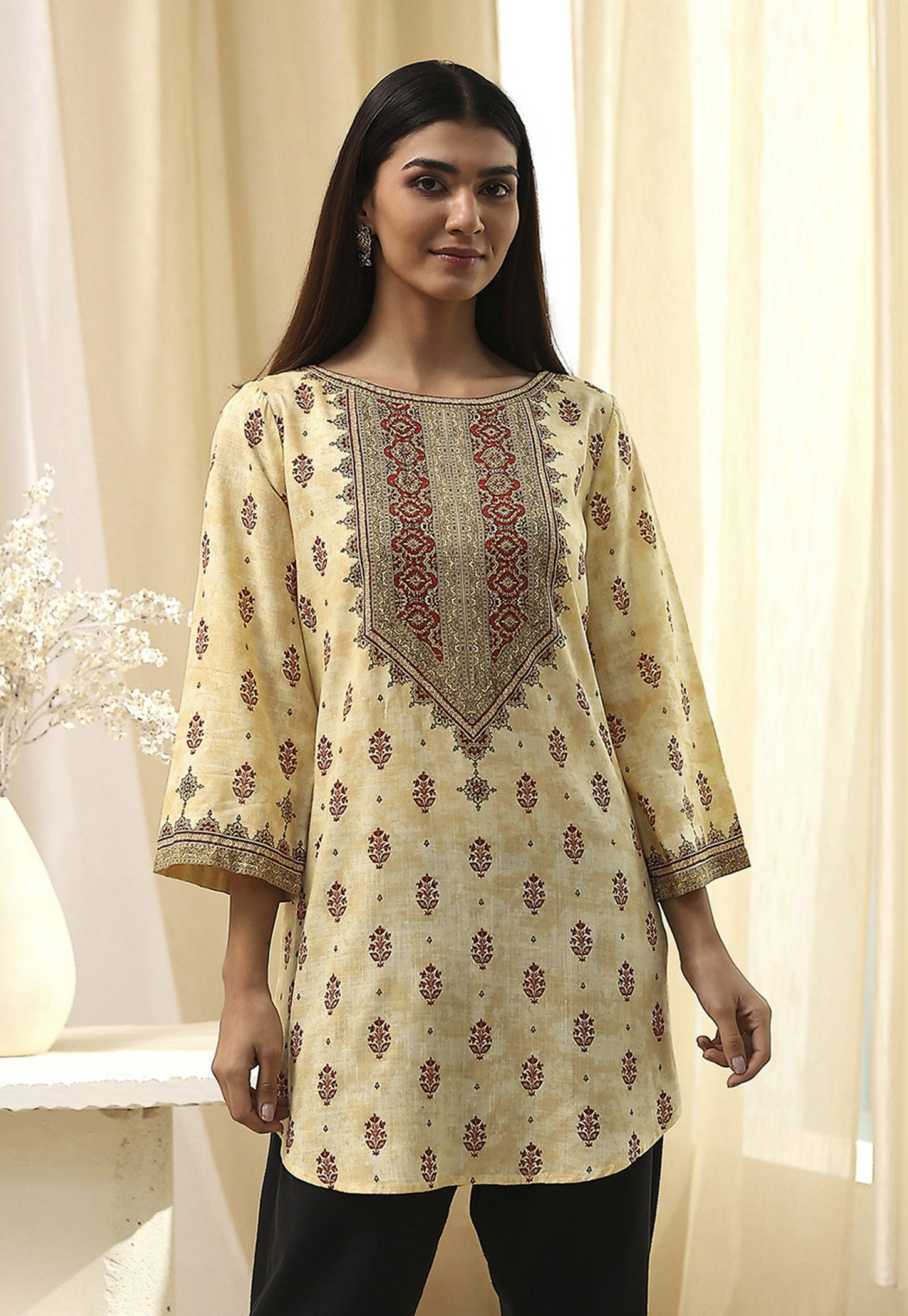 BIBA Printed Straight Kurti-picture-12