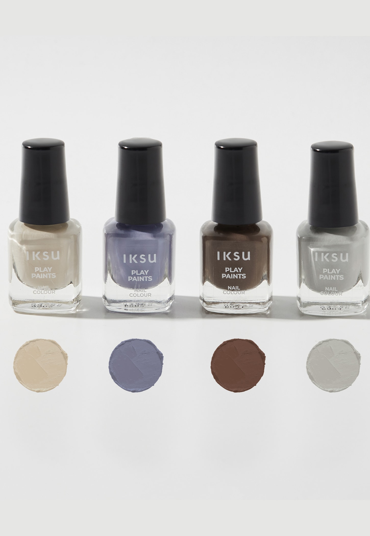 IKSU Play Paint Nail Colour Combo - Muted Bliss - 5ml each-image-36
