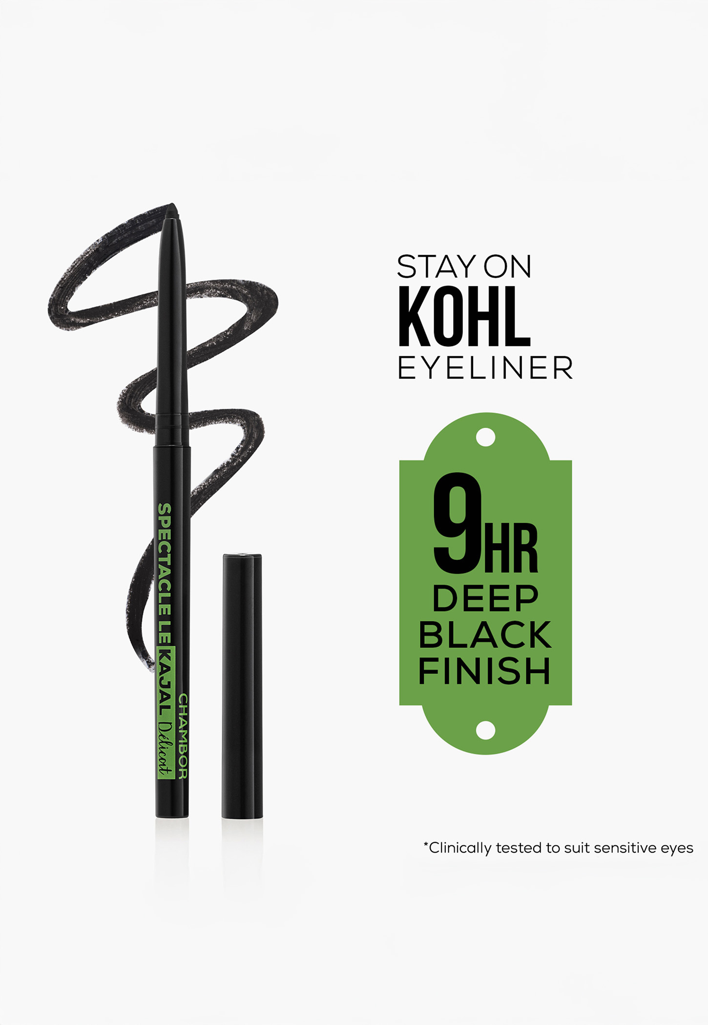 CHAMBOR Spectacle Le Kajal Delicat Sen Stay On Kohl Blister - 0.25g-picture-44