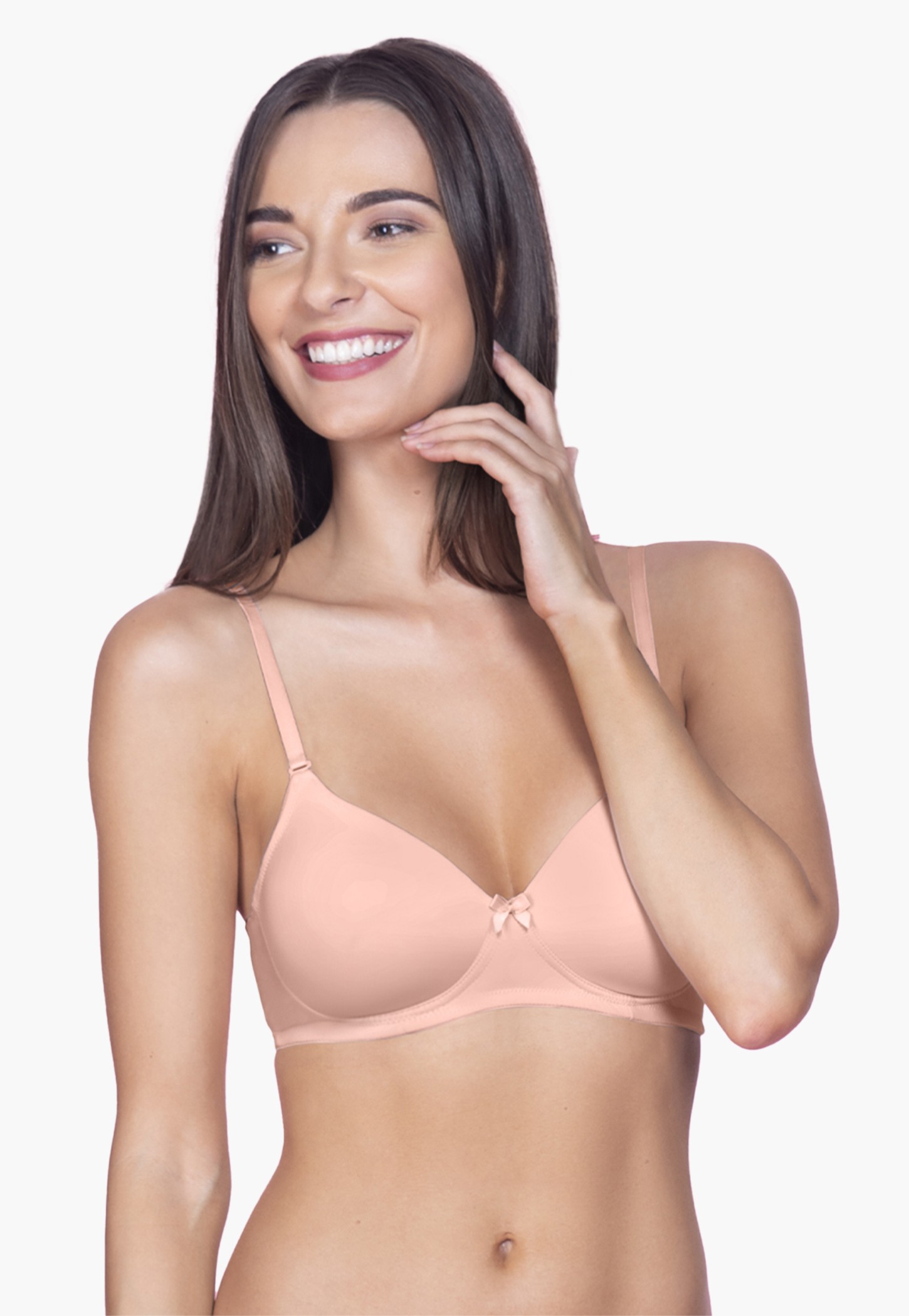 AMANTE Solid Padded Non-Wired T-shirt Bra-picture-20