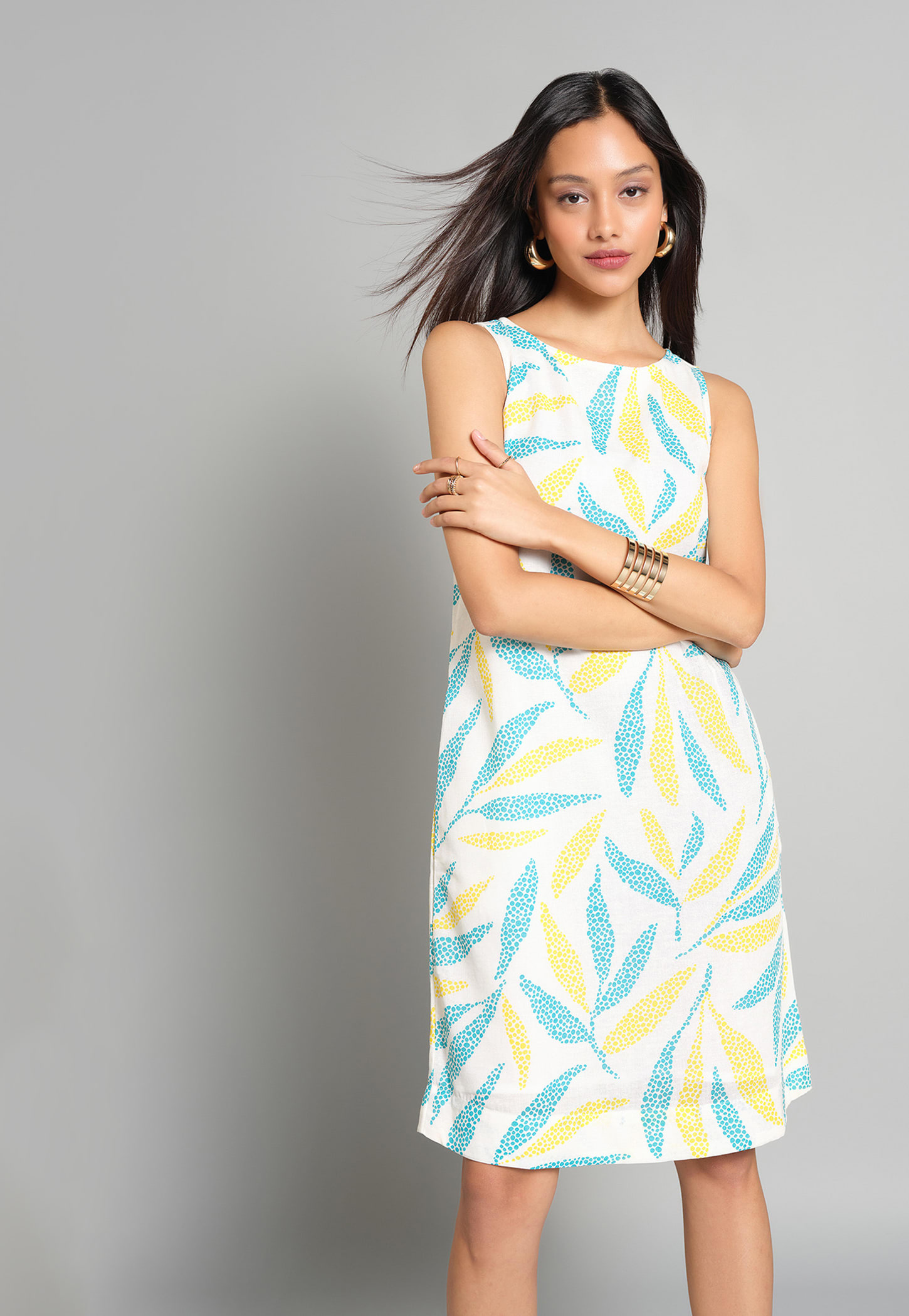 AND Printed Shift Dress-picture-39