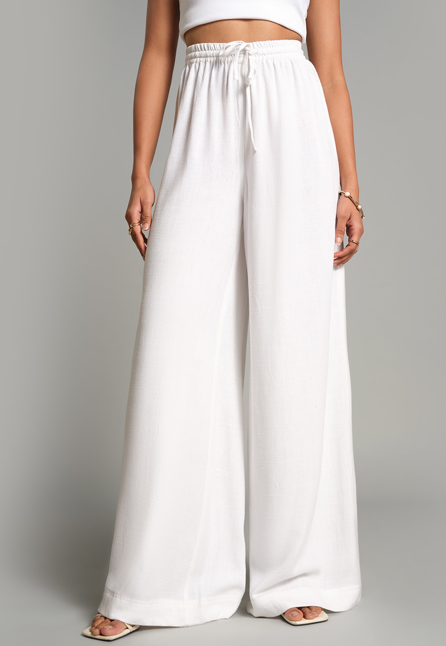 AND Solid Wide Leg Trousers-picture-15