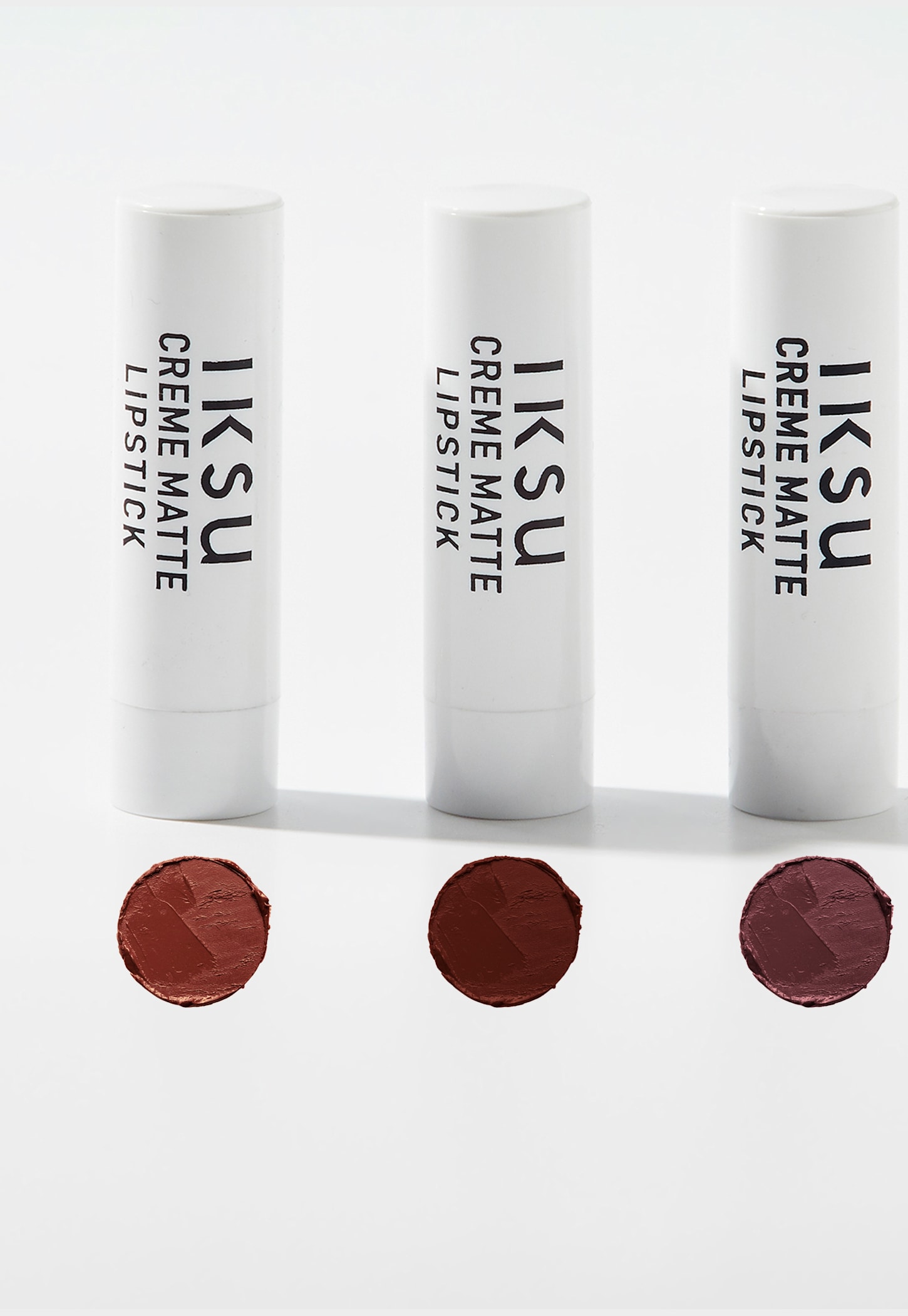 IKSU Suede Kiss Creme Matte Mini Lipstick Combo - Desert Rose - 1.2g each-image-9