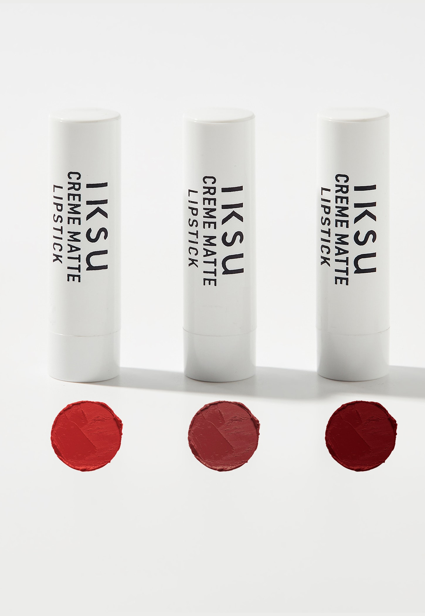 IKSU Suede Kiss Creme Matte Mini Lipstick Combo - Scarlet Rush - 1.2g each-picture-35