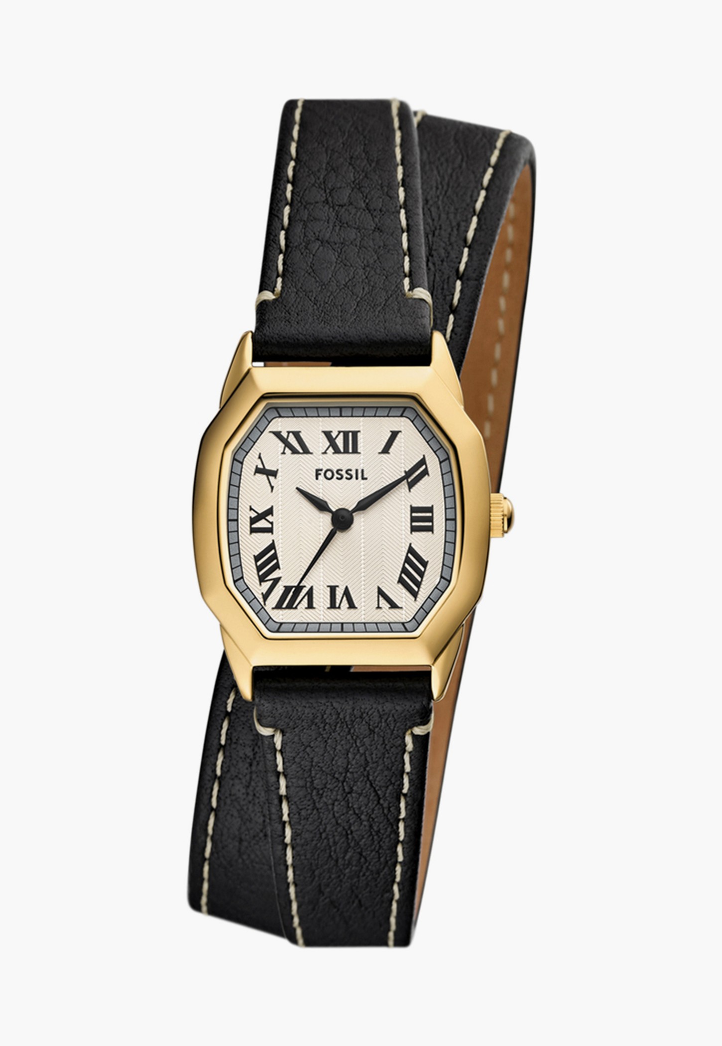 FOSSIL Harlow Analog Watch with Double Wrap Leather Strap - ES5404I