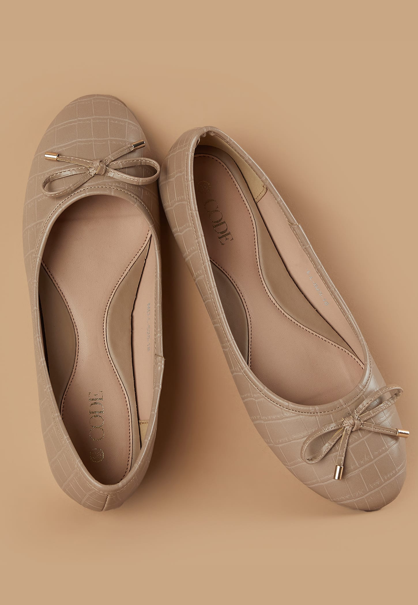 CODE Bow Accent Ballerinas-picture-28