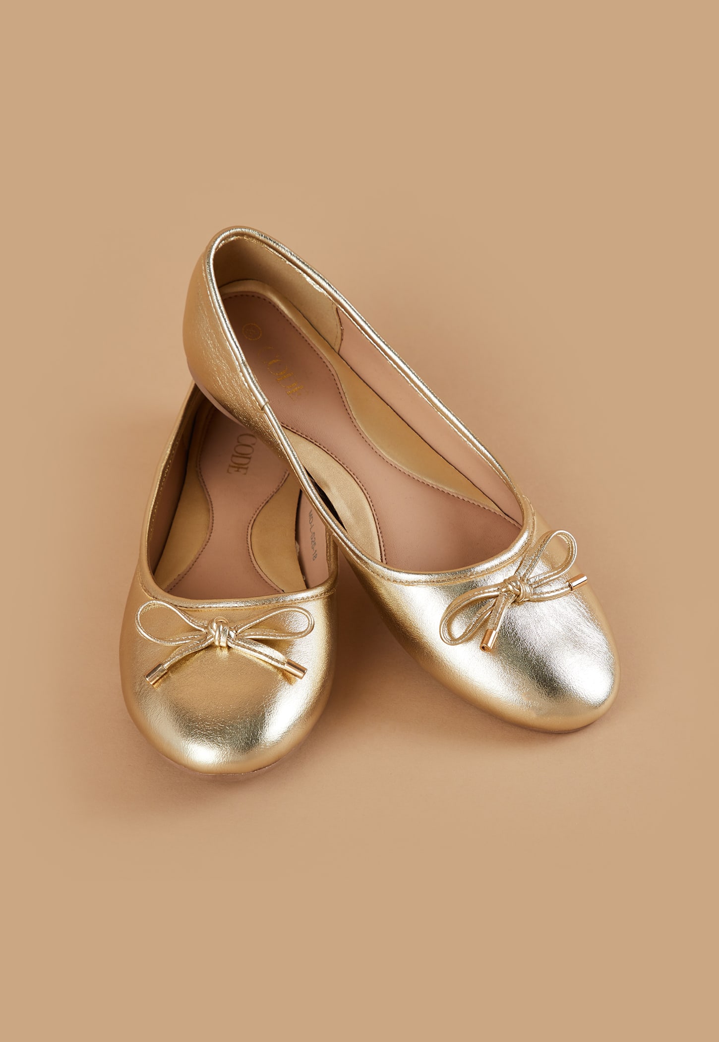 CODE Bow Accent Ballerinas-image-9