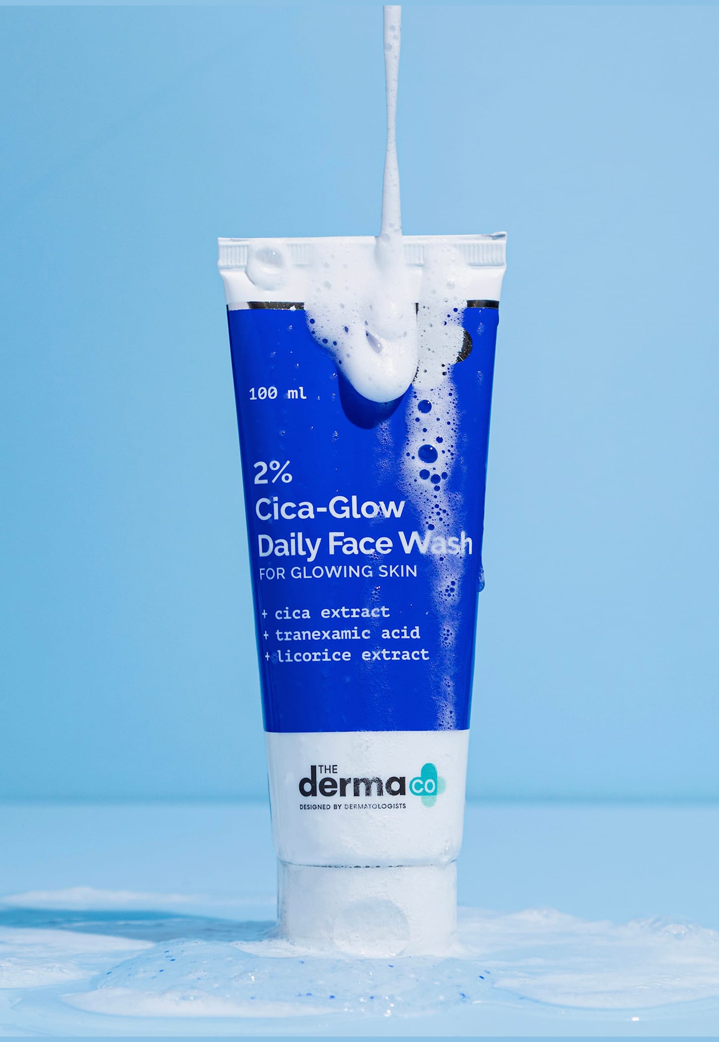THE DERMA CO 2 Percent Cica-Glow Daily Face Wash - 100ml-image-42