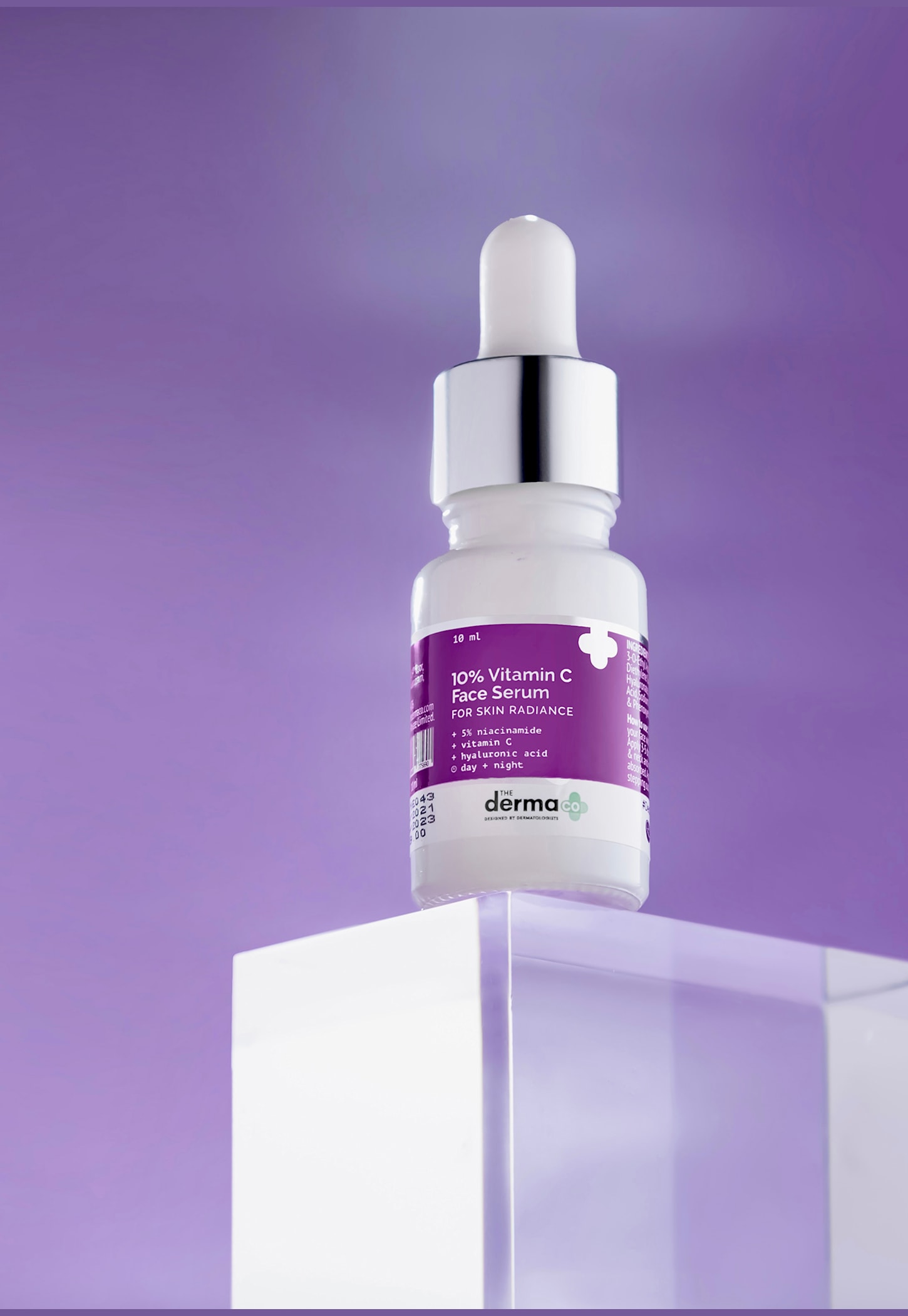 THE DERMA CO 10 Percent Vitamin C Face Serum - 10ml-image-2