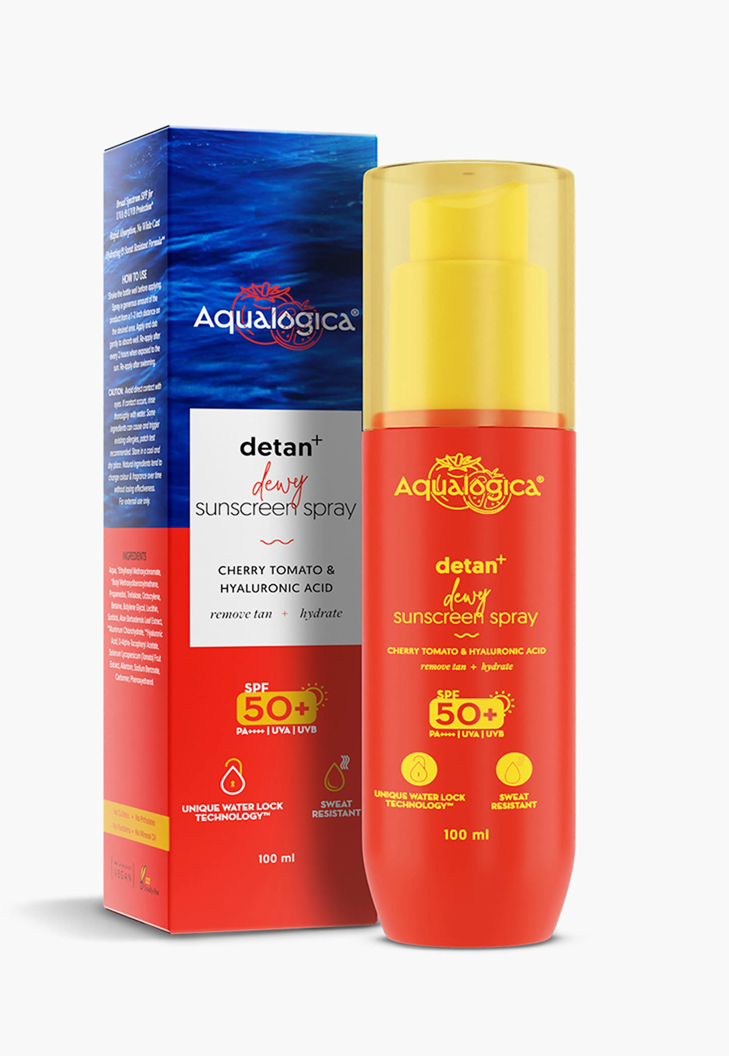AQUALOGICA Detan+ Dewy Sunscreen Spray - 100 ml-picture-17