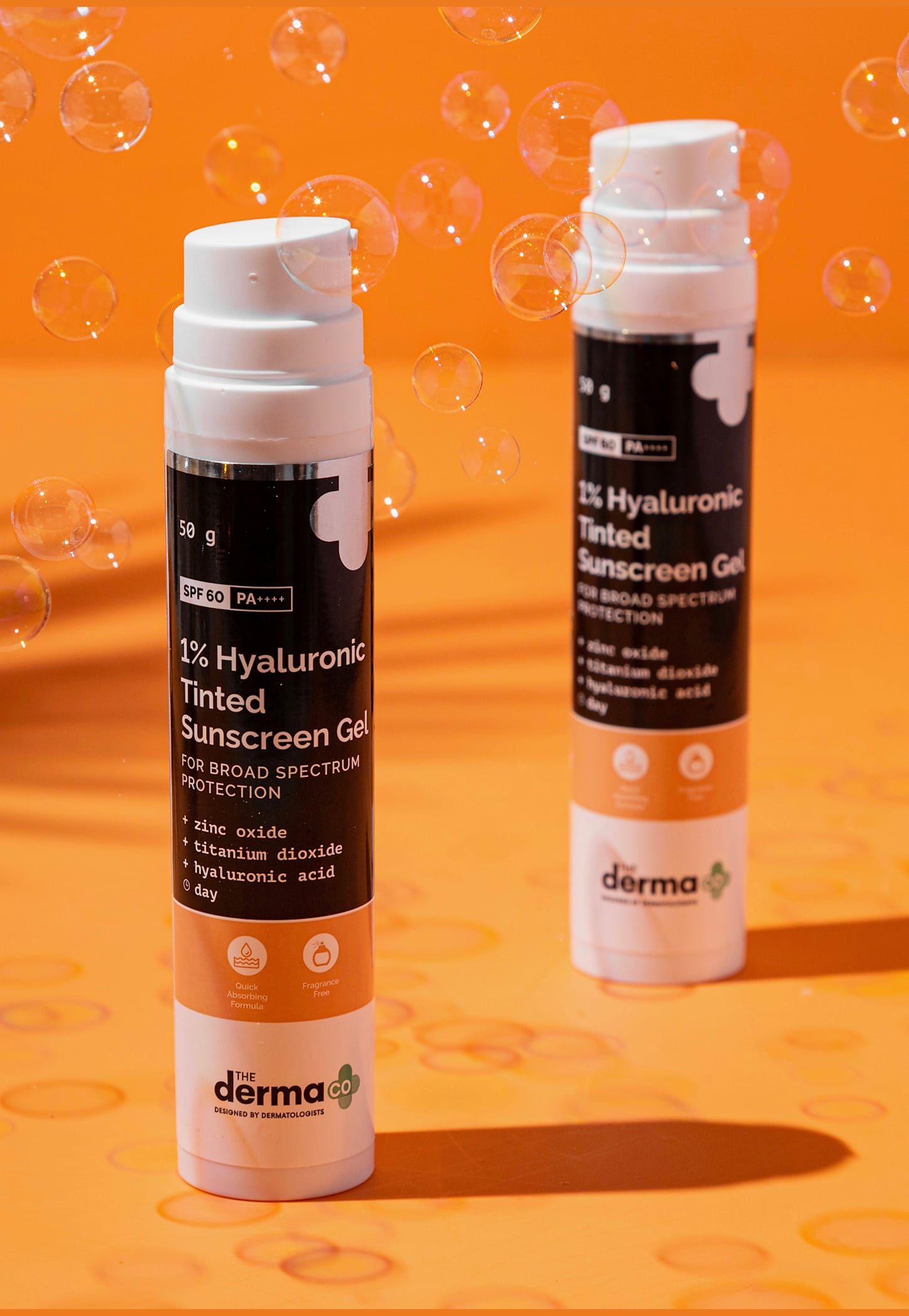 THE DERMA CO 1 Percent Hyaluronic Tinted Sunscreen Gel - 50g-image-8