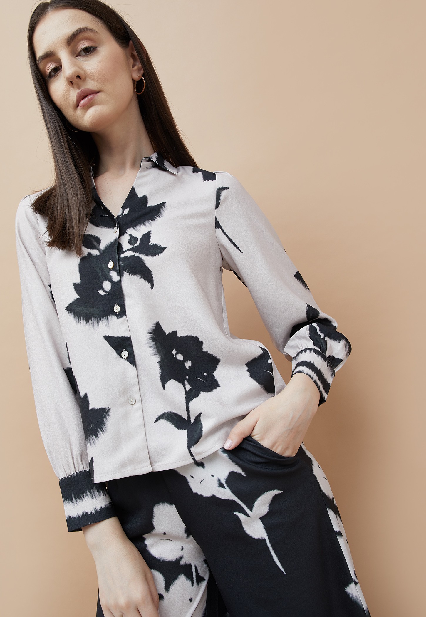 CODE Floral Print Shirt-picture-17