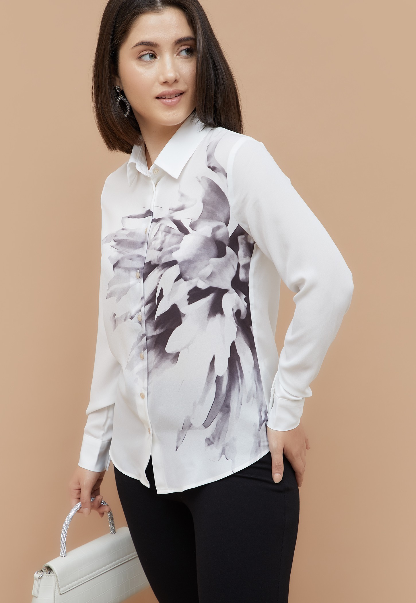 CODE Printed Shirt-image-3