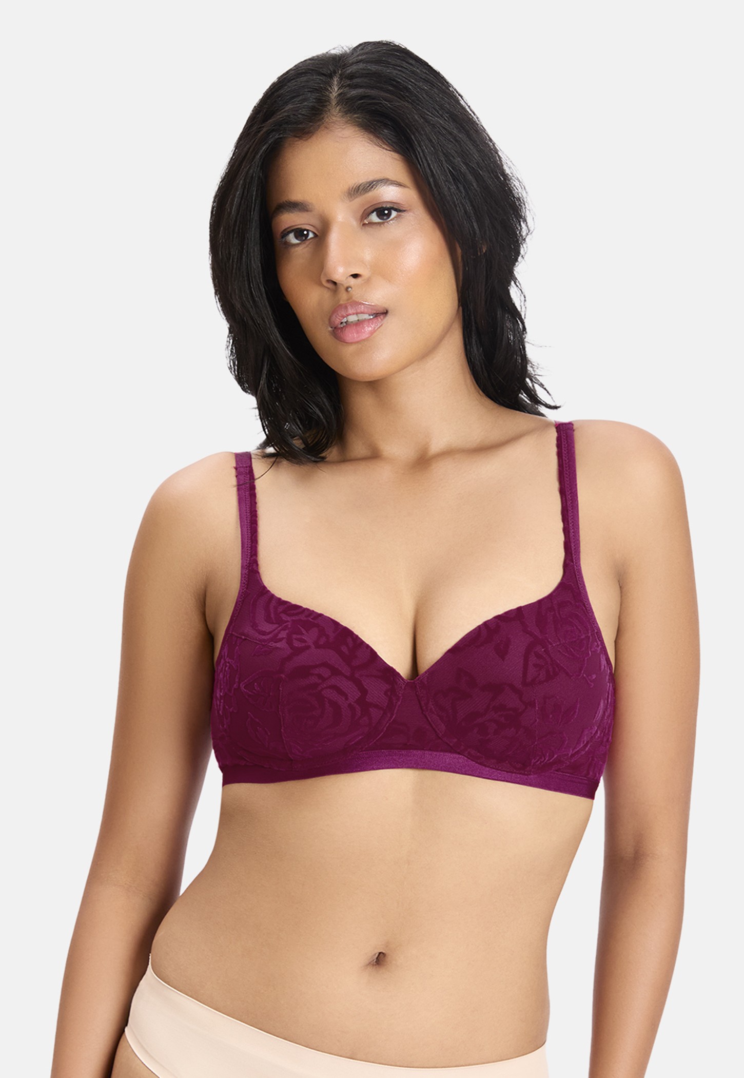 TRIUMPH Lace Padded Non-Wired Bra-picture-52