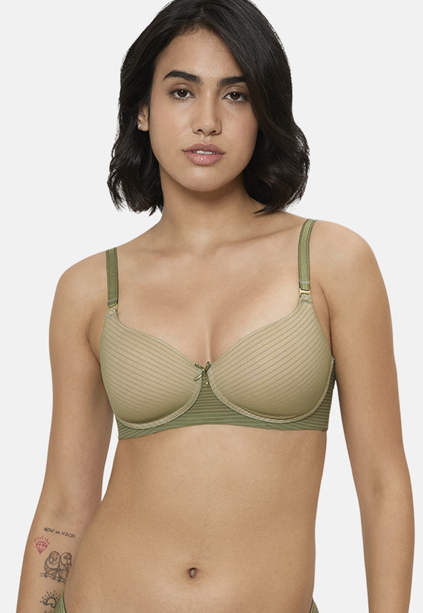 TRIUMPH Striped Padded Non-Wired Bra-picture-51