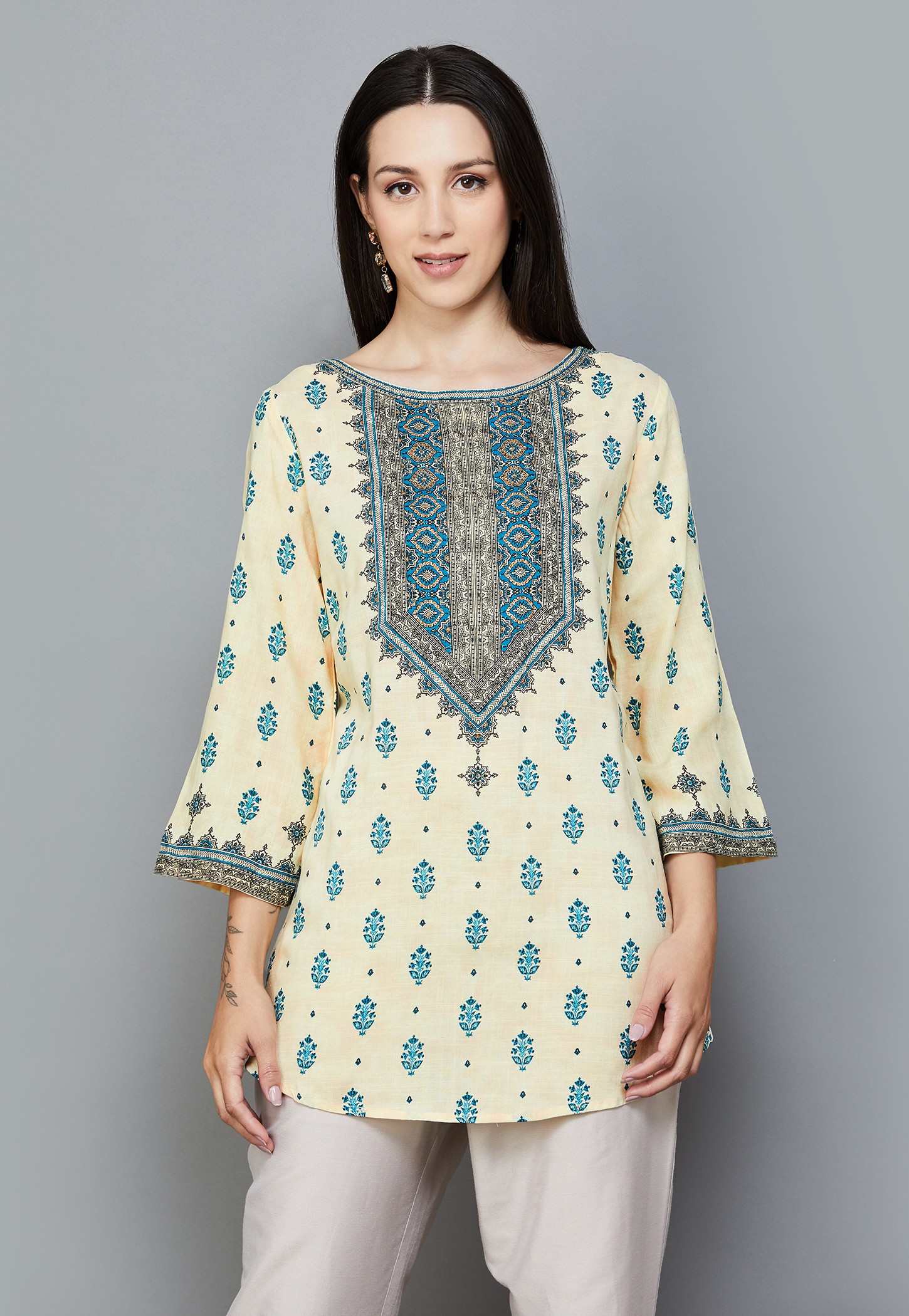 BIBA Printed Straight Kurti-picture-12