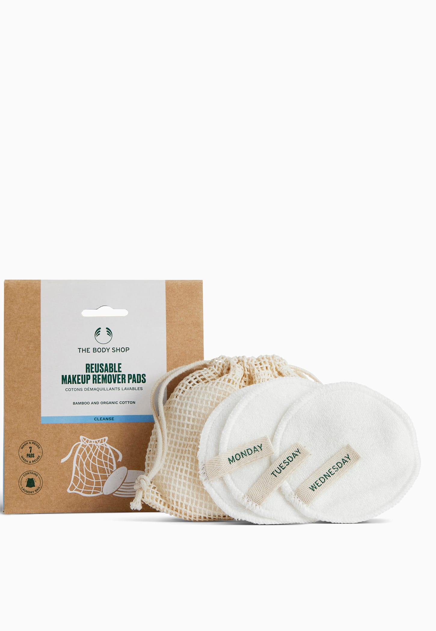 THE BODY SHOP Reusable Makeup Removal Pads - 7pcs-image-25