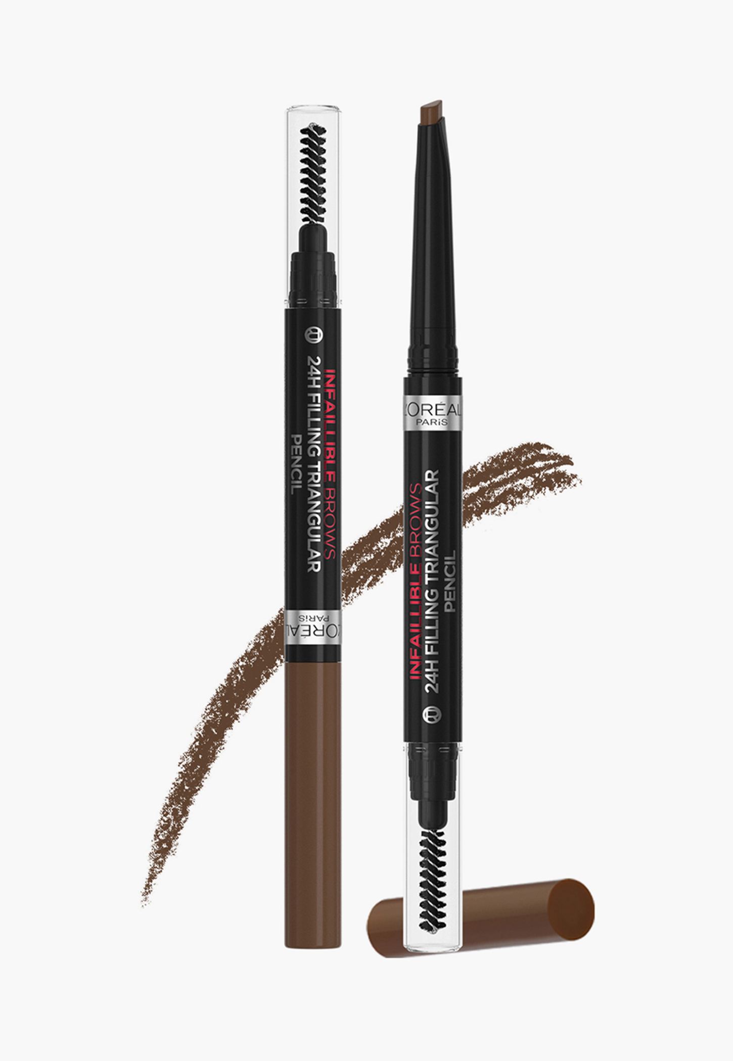 LOREAL PARIS Infallible 24H Brow Filling Triangular Pencil - 5.0 Light Brunette - 1g-image-4