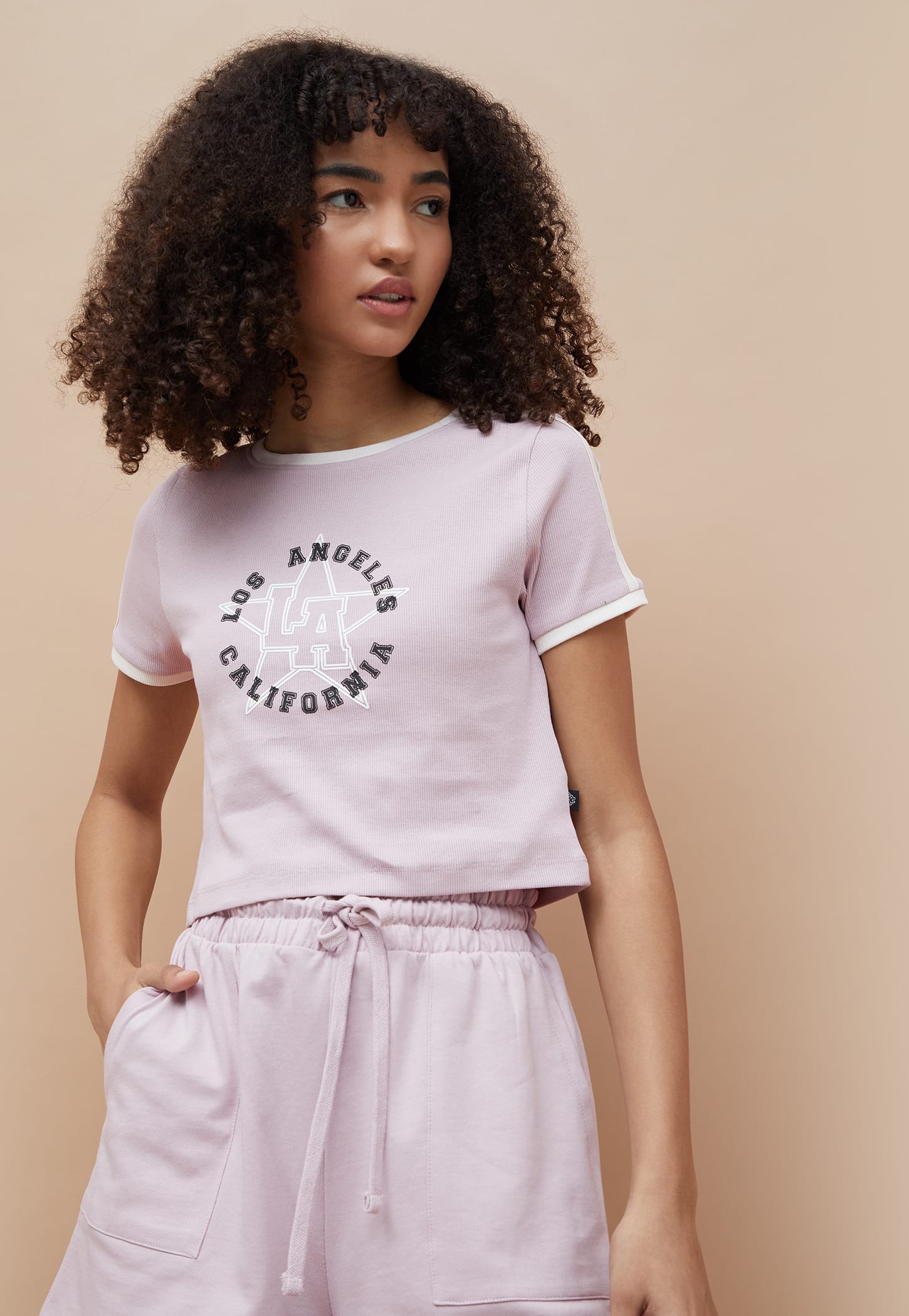 KAPPA Printed Sports Crop T-shirt