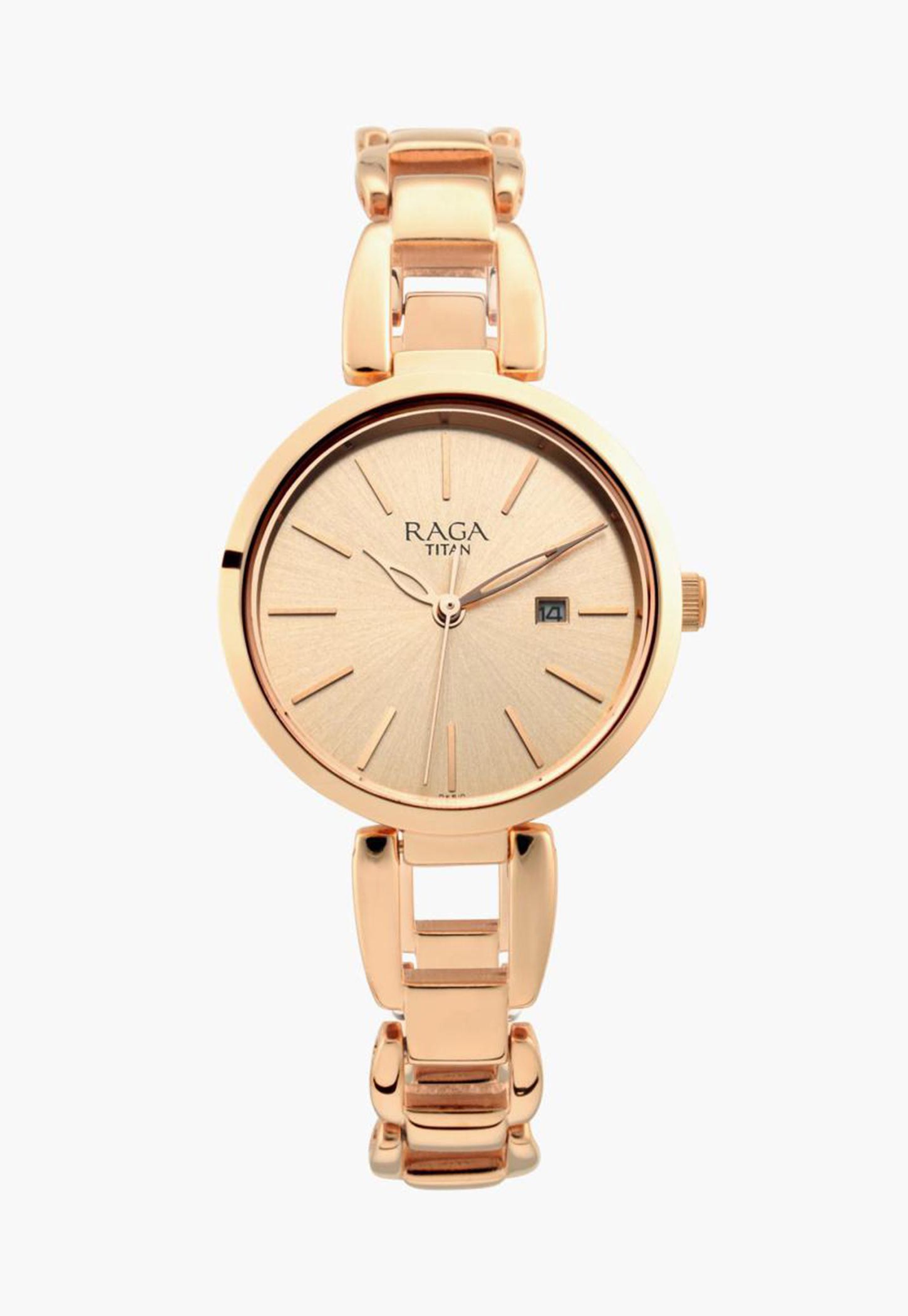 TITAN Raga Viva Analog Bracelet Strap Watch - NT2642WM01-image-4