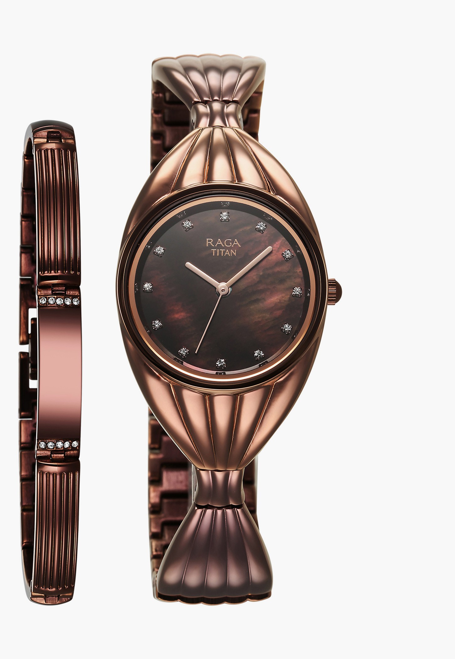 TITAN Raga Memoirs Analog Watch with Bracelet - NT95254QM01F-picture-48