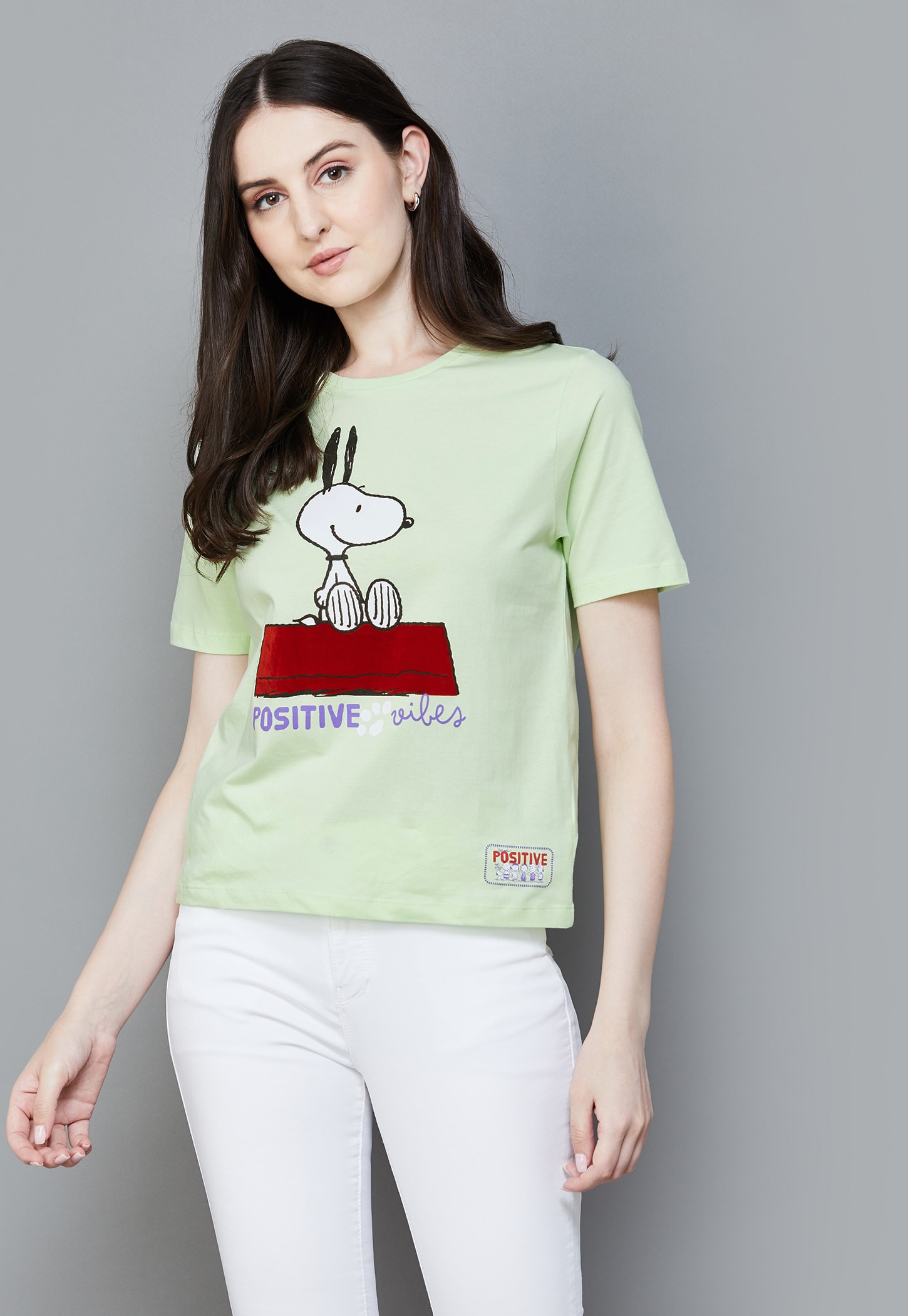 FREE AUTHORITY Snoopy Print T-shirt-picture-34