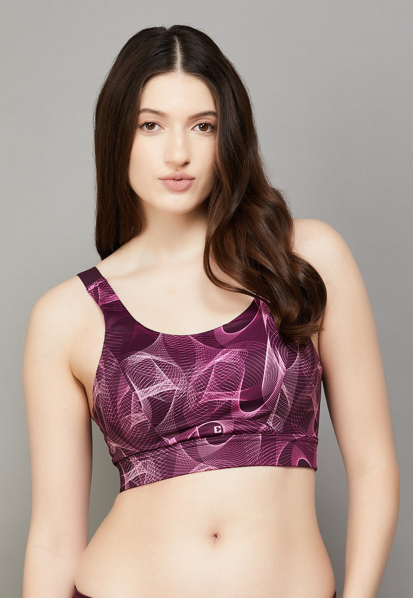 ENAMOR Printed Padded Non-Wired Bra-picture-17