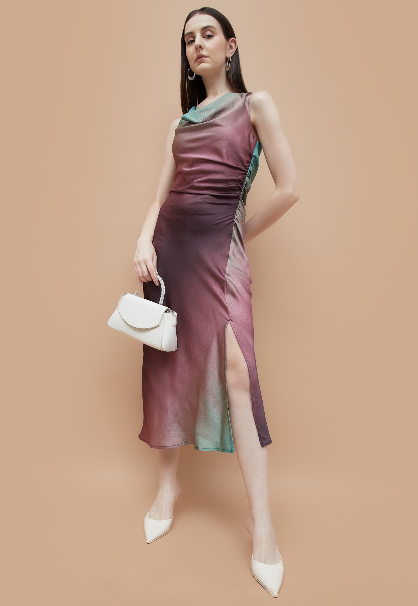CODE Printed Sleeveless Sheath Dress-picture-41