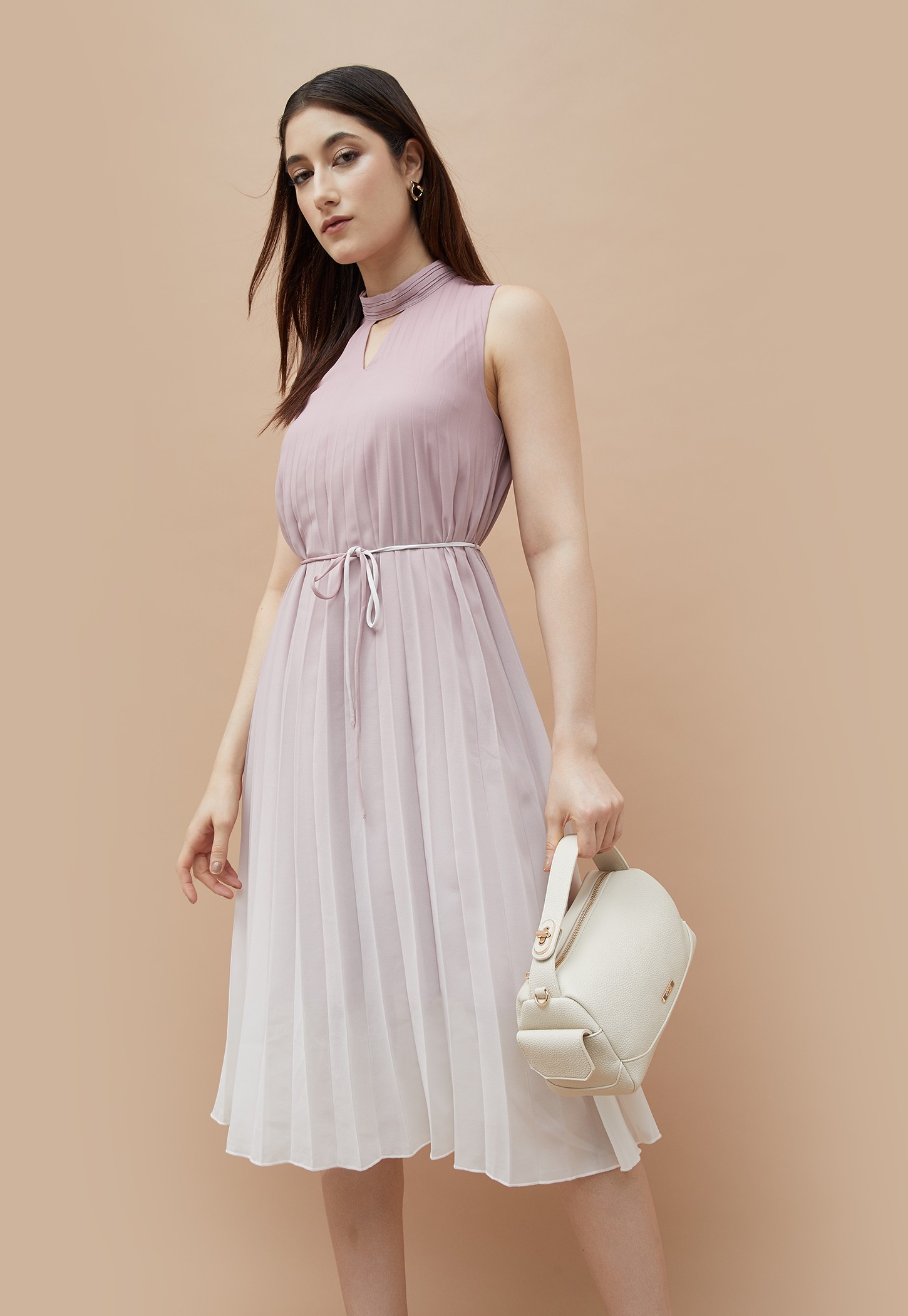 CODE Ombre Pleated A-line Dress-picture-42
