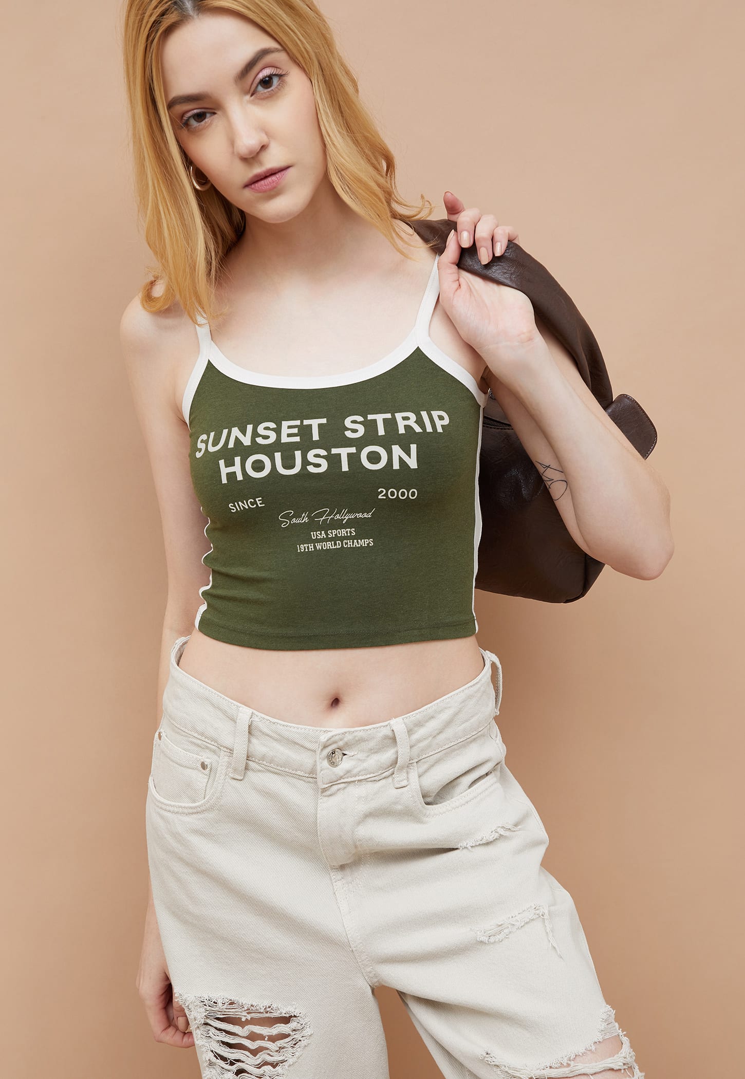 GINGER Printed Crop Cami Top-picture-30