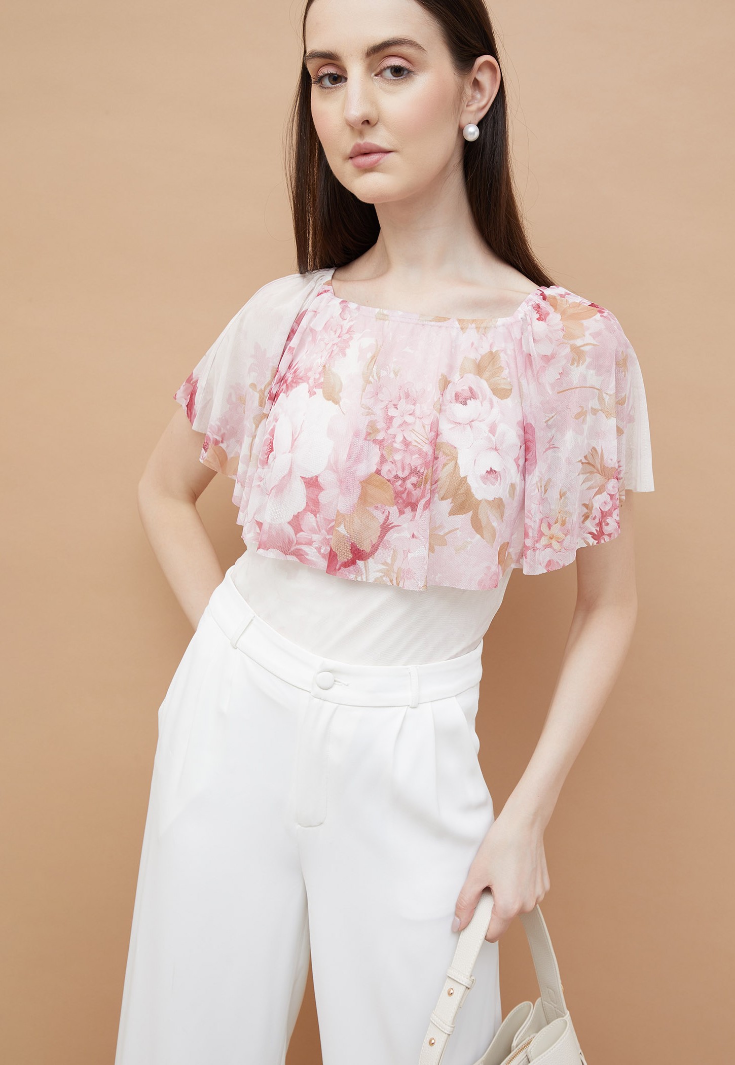 CODE Floral Print Top-picture-34
