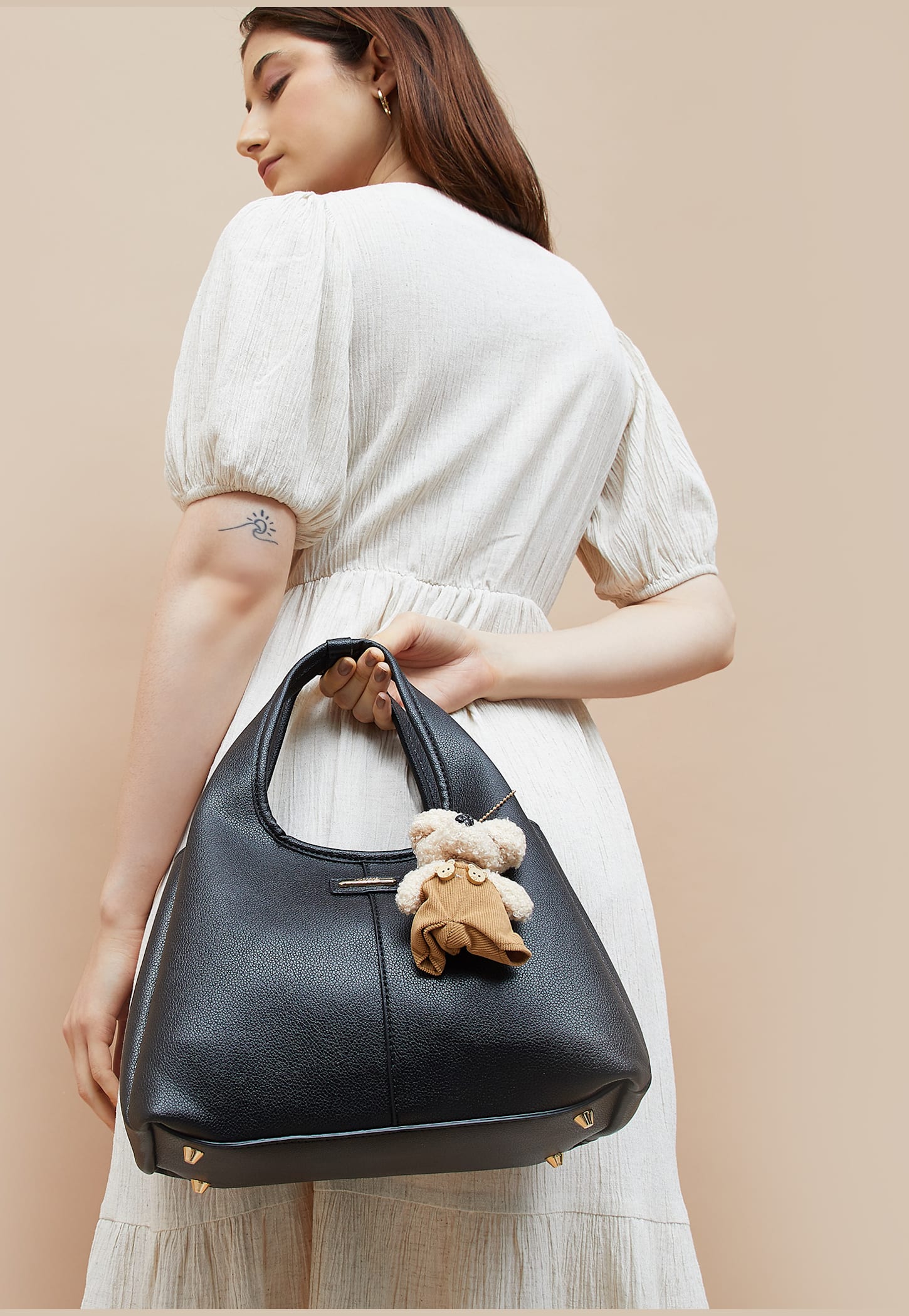 CODE Handheld Bag with Teddy Charm-image-10