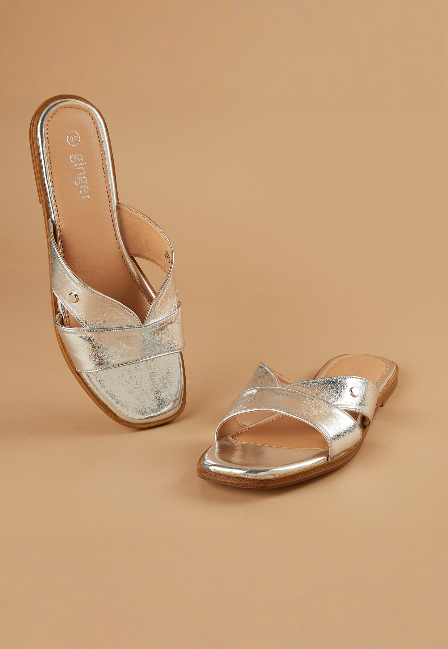 GINGER Studded Detail Flats-picture-46