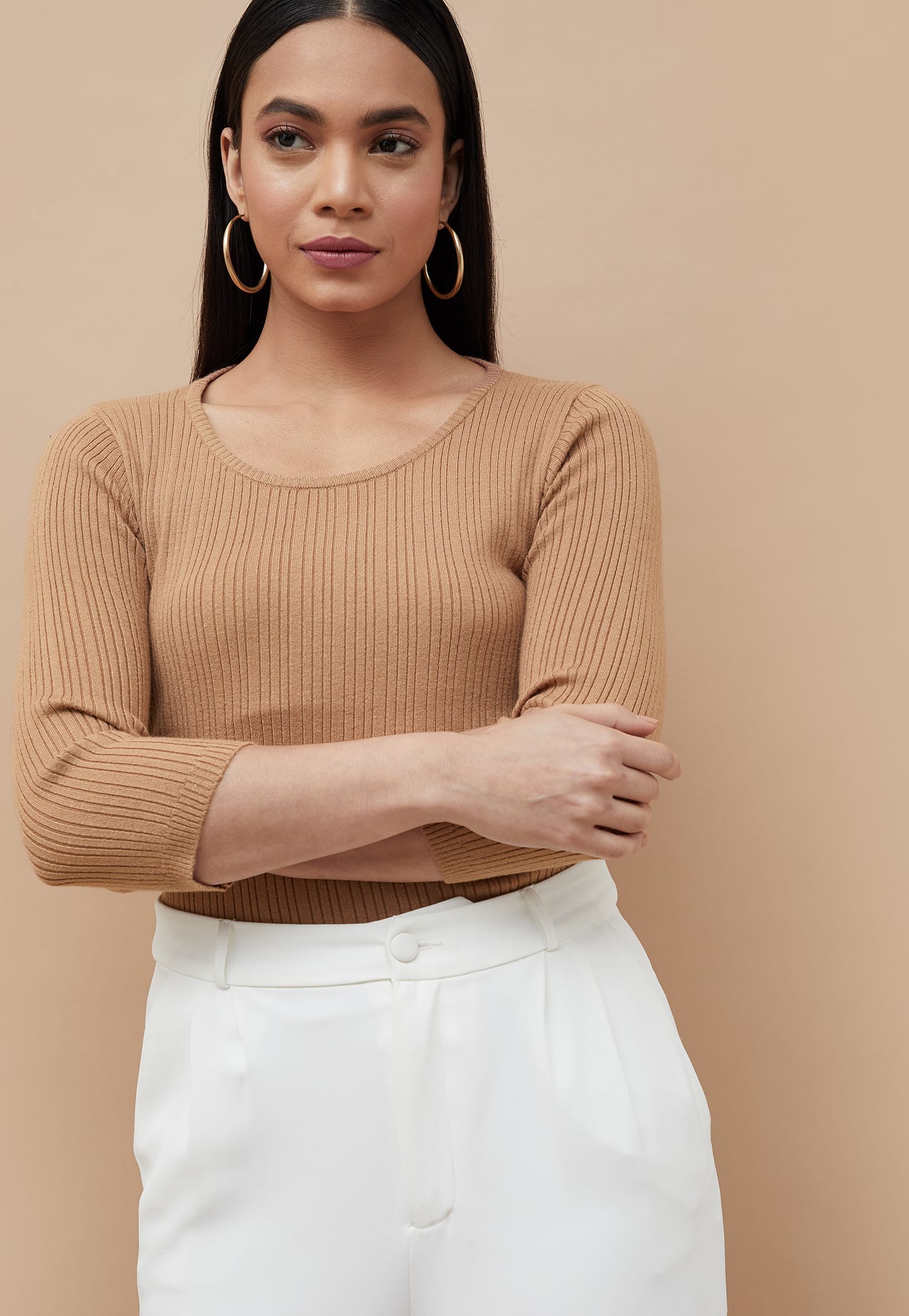 CODE CLASSIC Rib Knit Top-picture-29