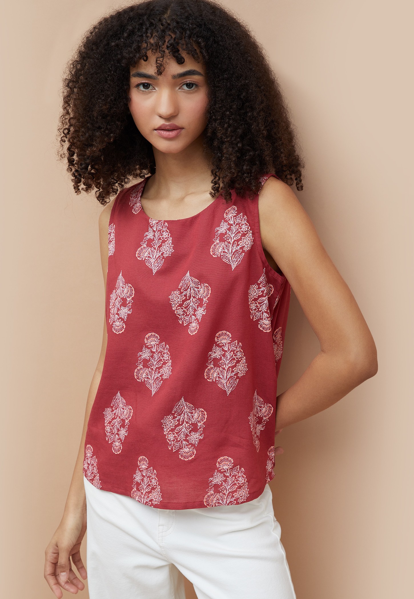 COLOUR ME Floral Print Top-picture-24