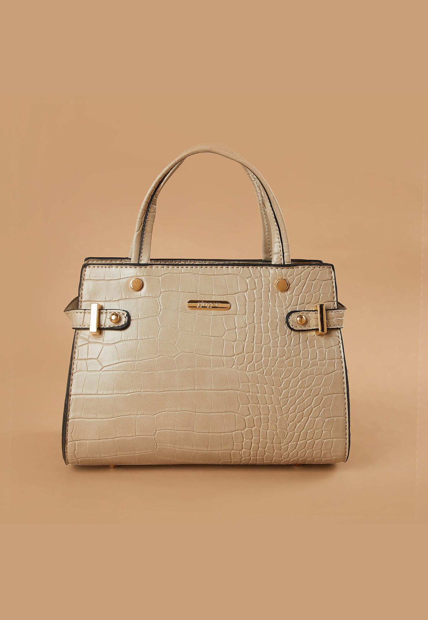 GINGER Croc Textured Handheld Bag-picture-23