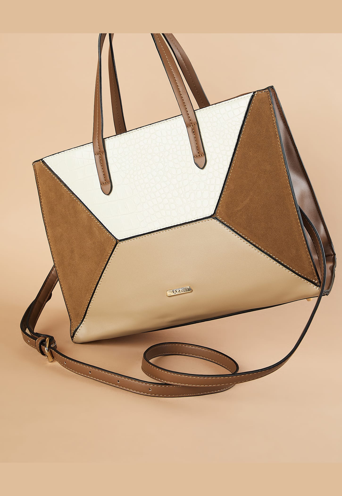 CODE Colourblock Handheld Bag-picture-23