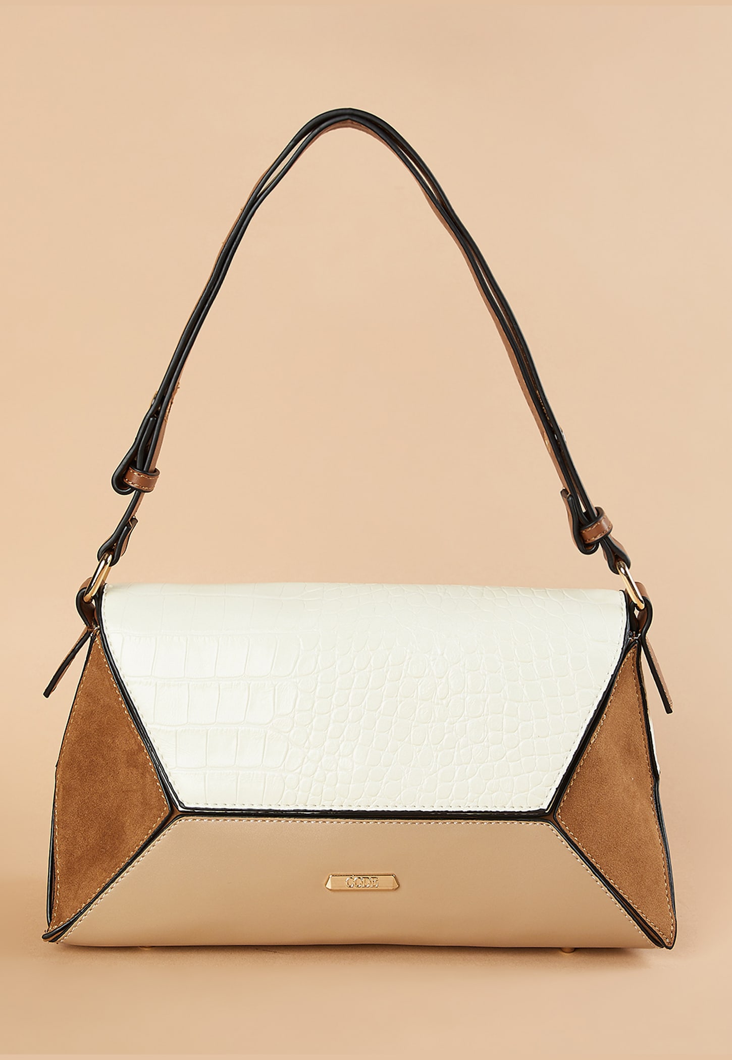 CODE Colourblock Shoulder Bag-picture-39