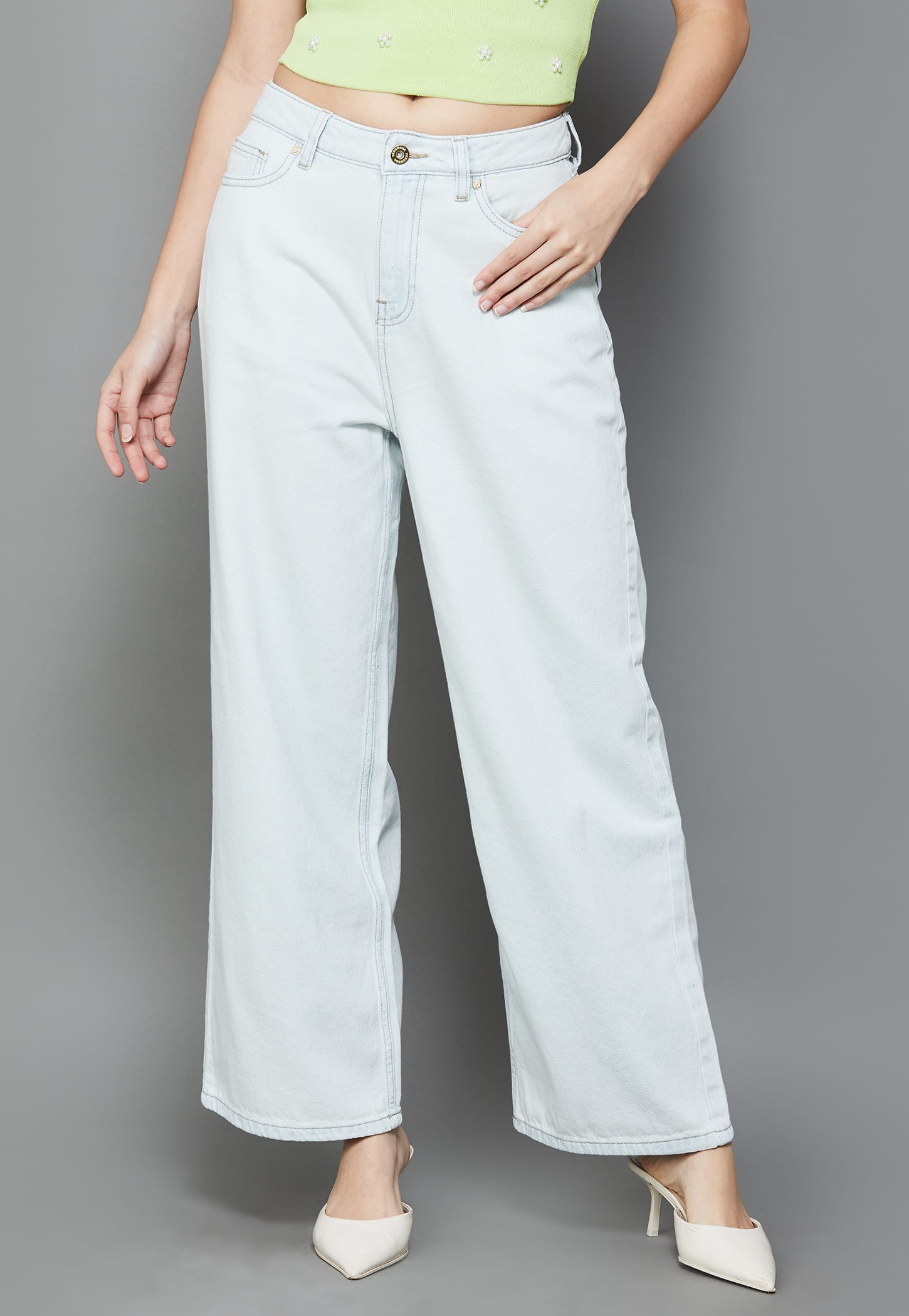VERO MODA Washed Flared Jeans-picture-16