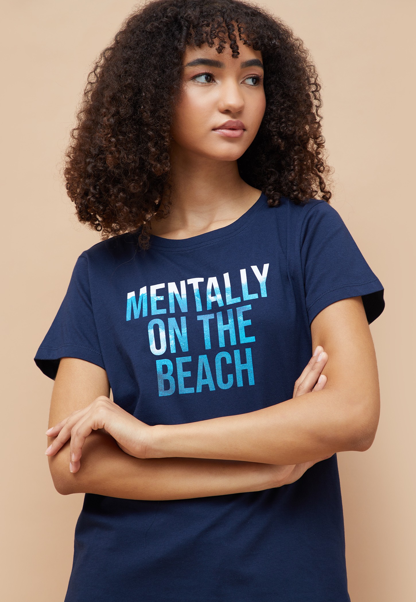 GINGER Typographic Print Lounge T-shirt-picture-22