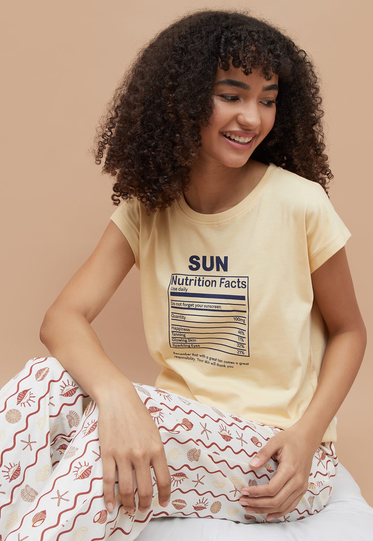 GINGER Typographic Print Lounge T-shirt-picture-43