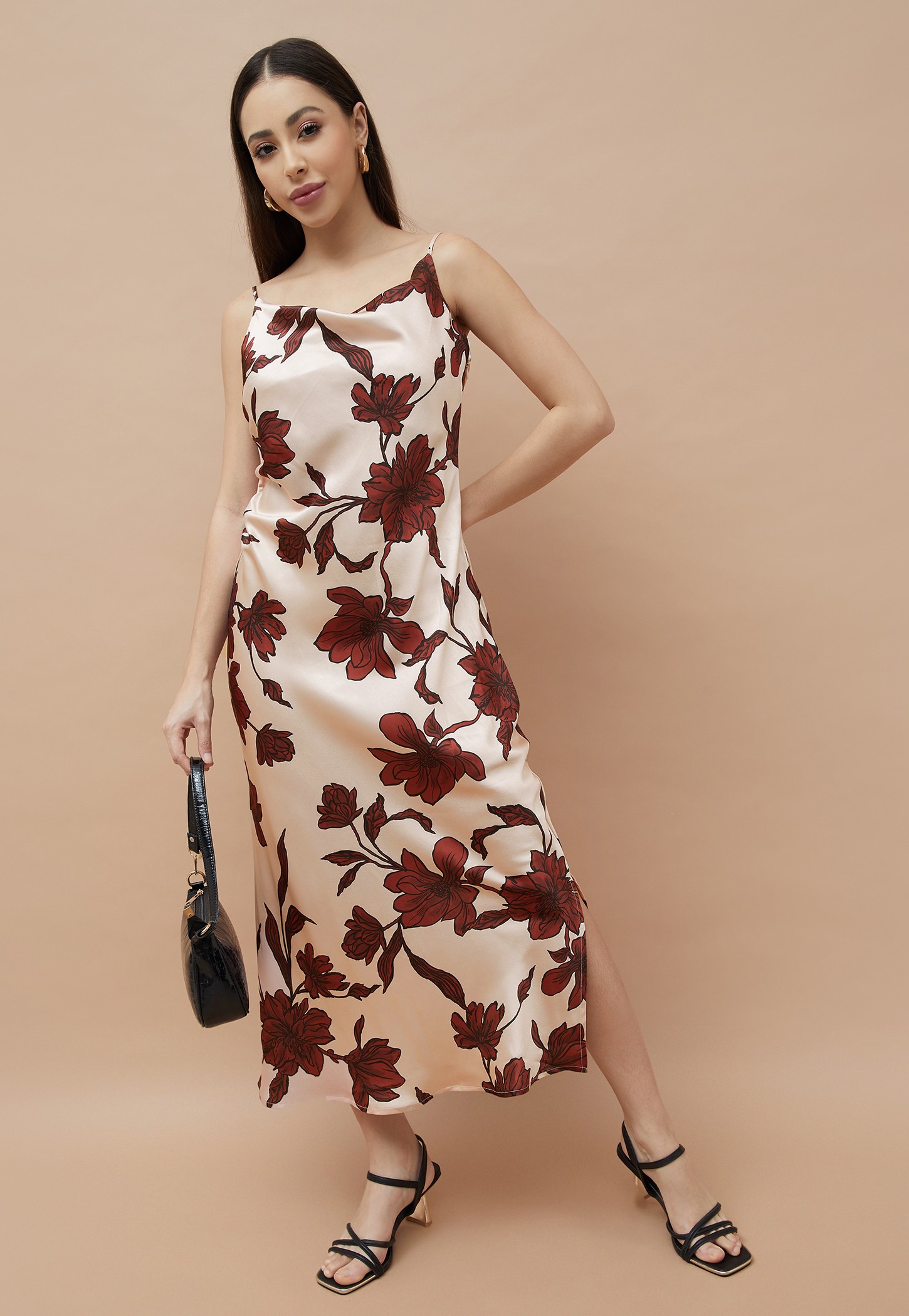 CODE Floral Print Sheath Dress-image-20