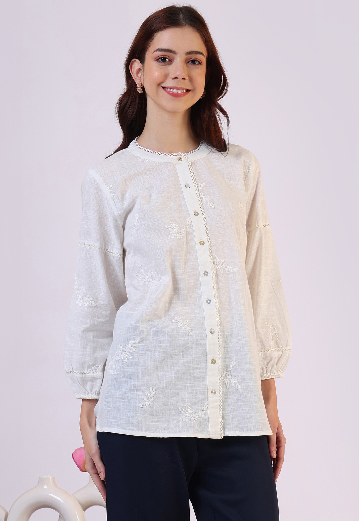 W Embroidered Straight Tunic-picture-35