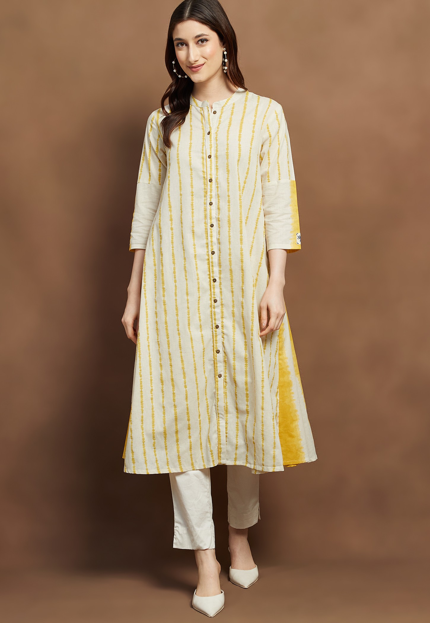 MELANGE Tie & Dye A-line Kurta-picture-46
